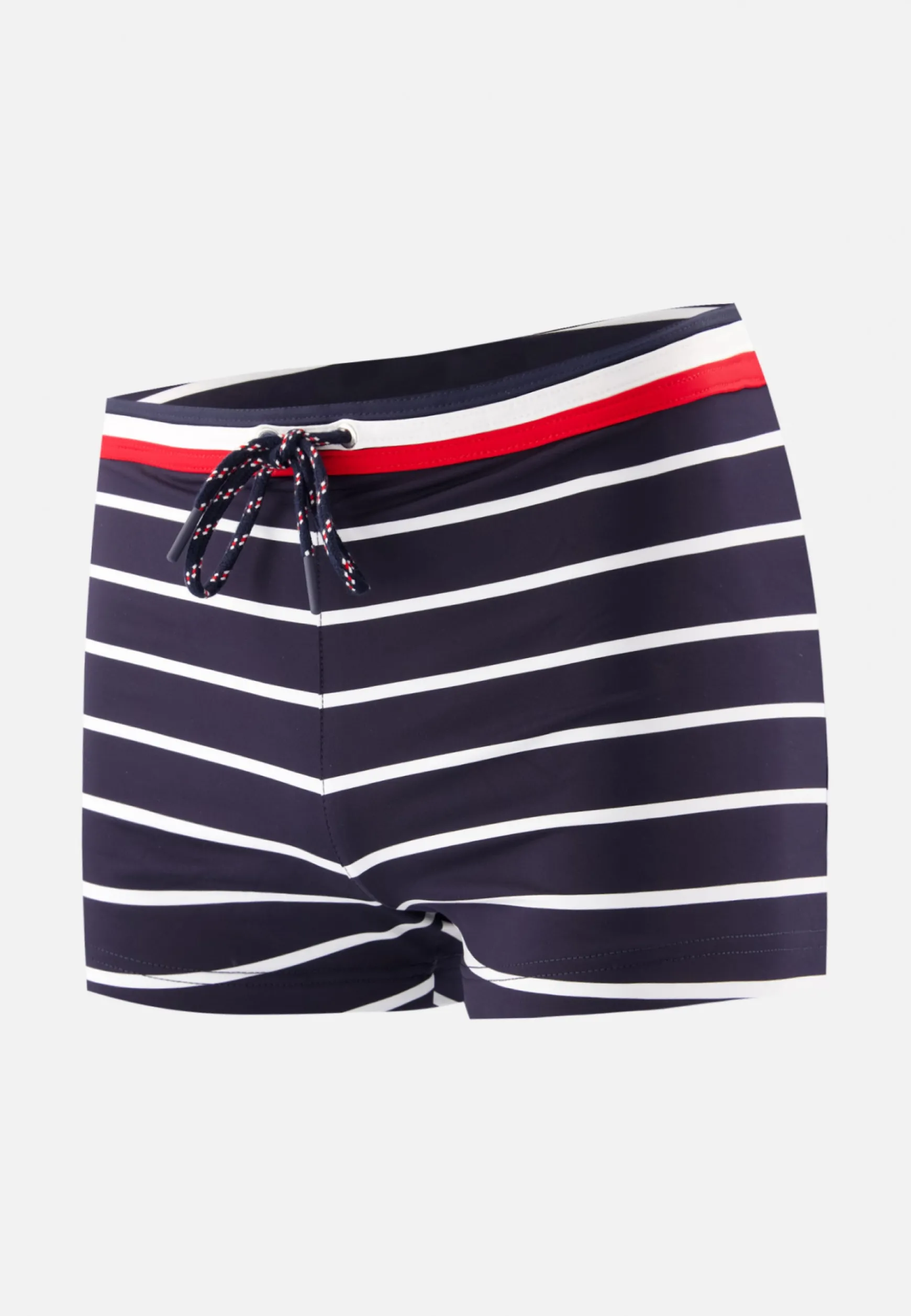 Le slip français Boxer de bain en polyamide-Triton Marinière Marine<Homme Boxers De Bain