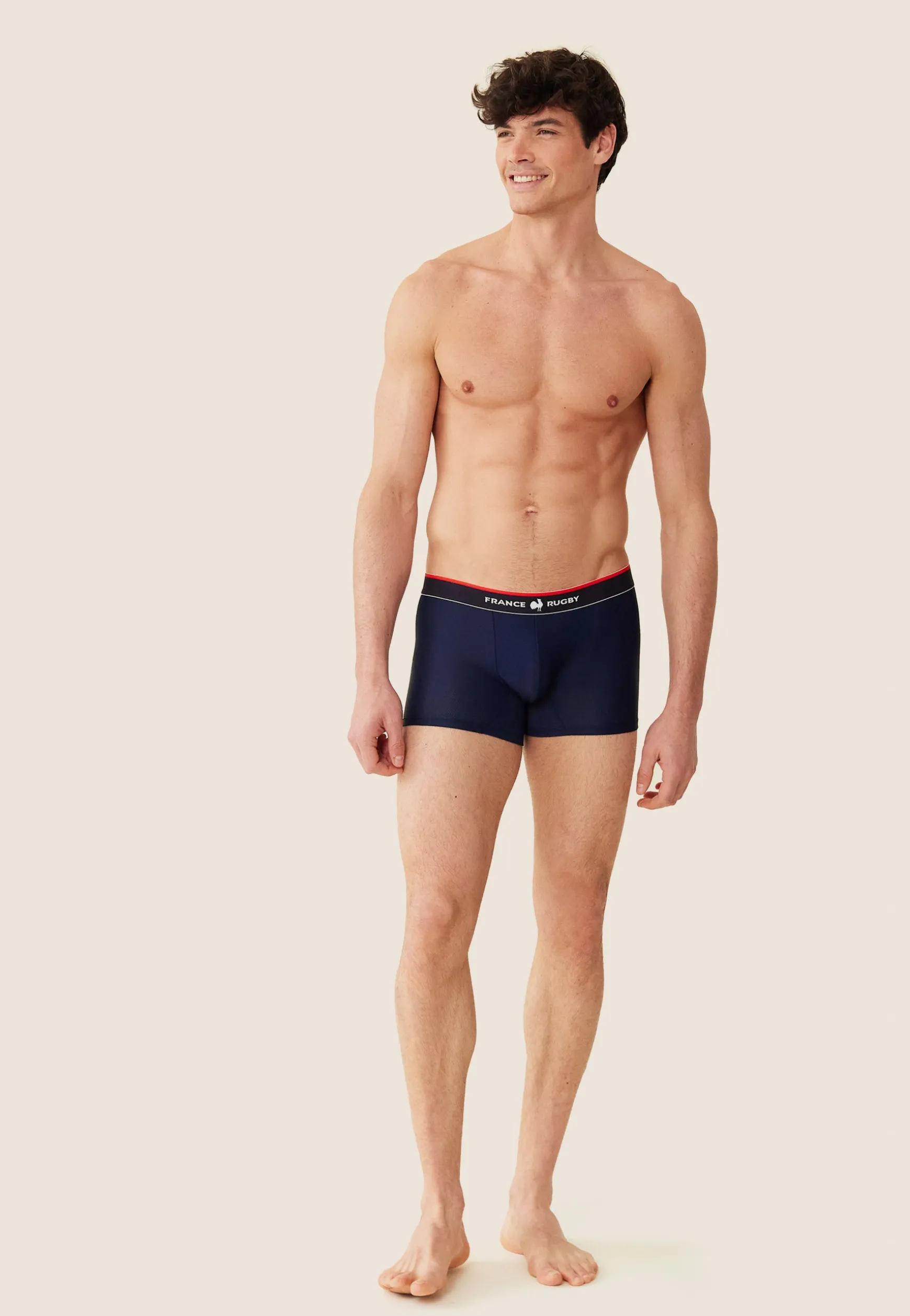 Le slip français Boxer de sport-Guillaume Marine France Rugby<Homme Collection Cadeaux | Sous-Vêtements De Sports