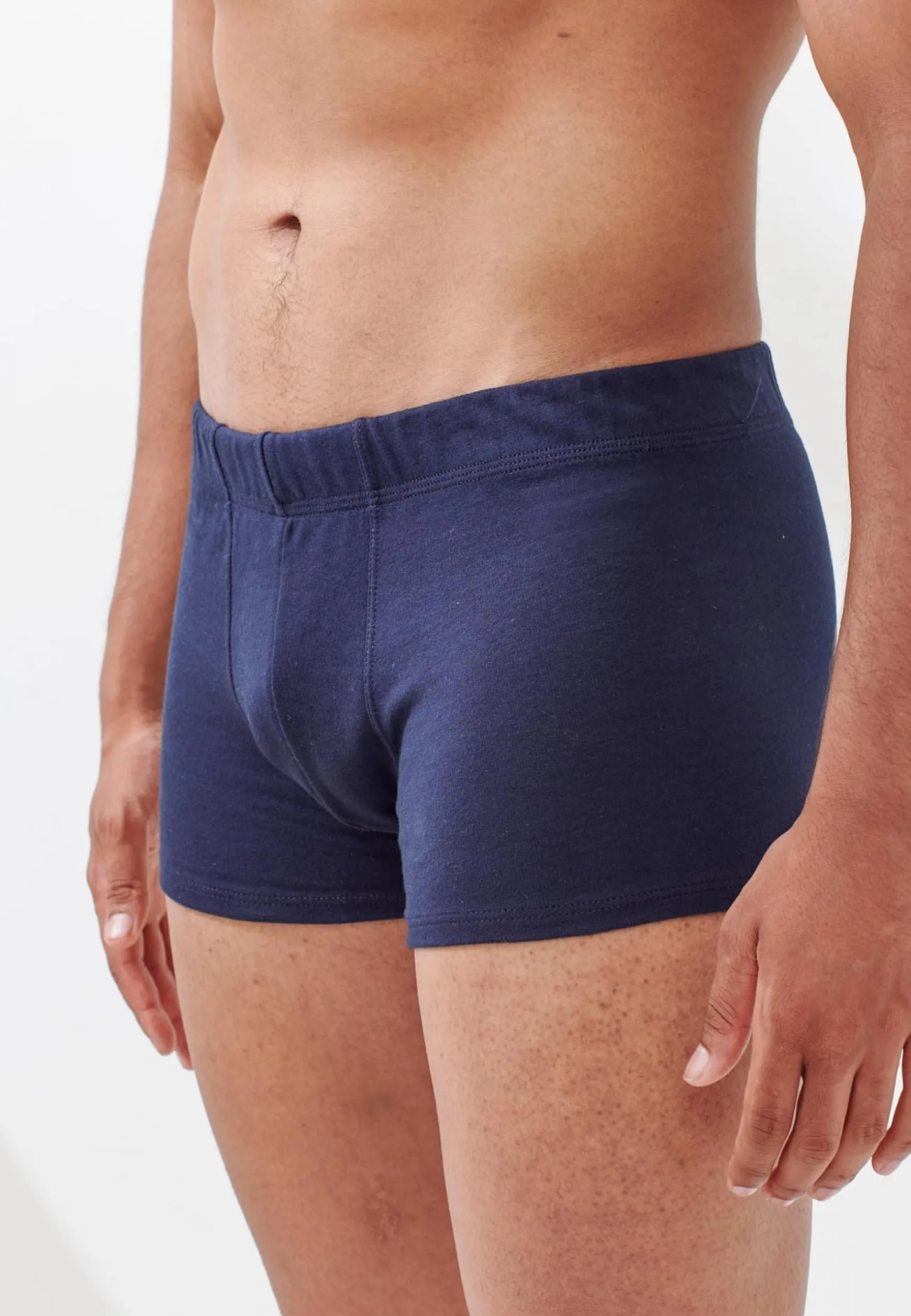 Le slip français Boxer en coton milano-Maelo Marine<Homme Boxers | Boxers