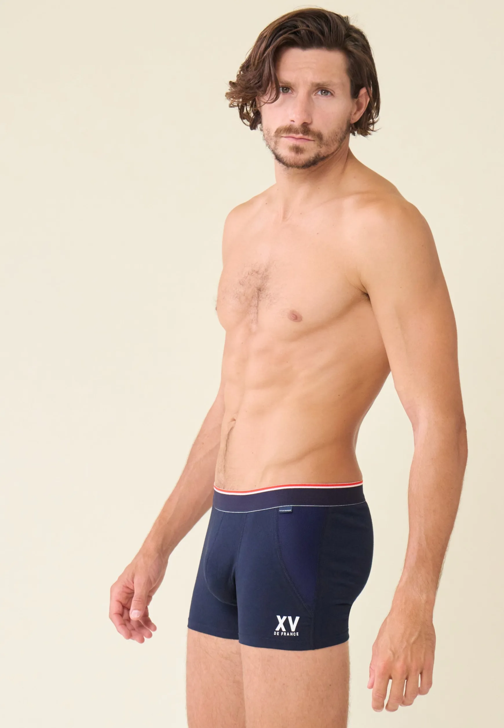 Le slip français Boxer en coton-Marius Marine XV de France<Homme Sous-Vêtements De Sports | Boxers