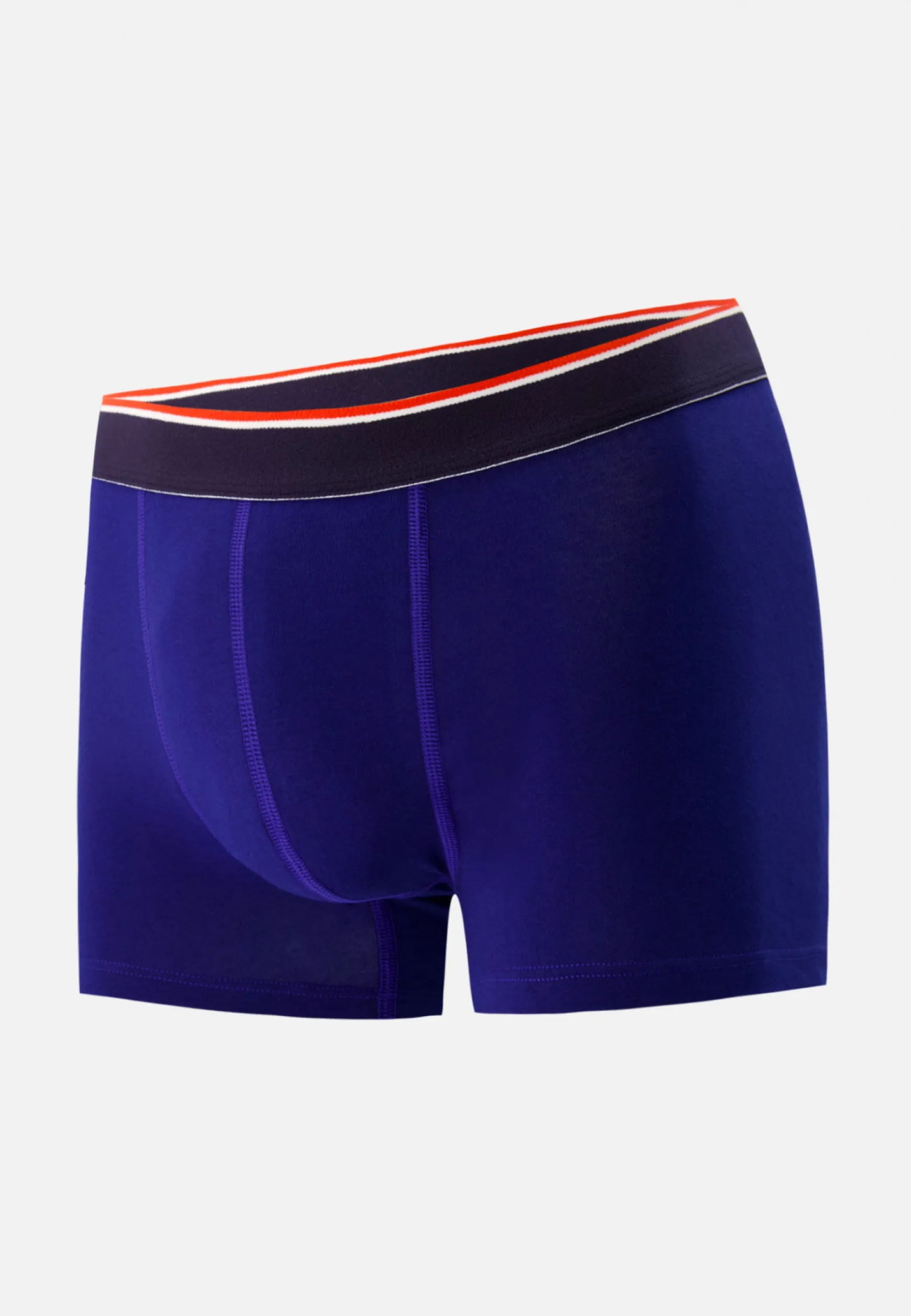 Le slip français Boxer en coton-Marius Indigo<Homme Broderie 🪡 | Boxers