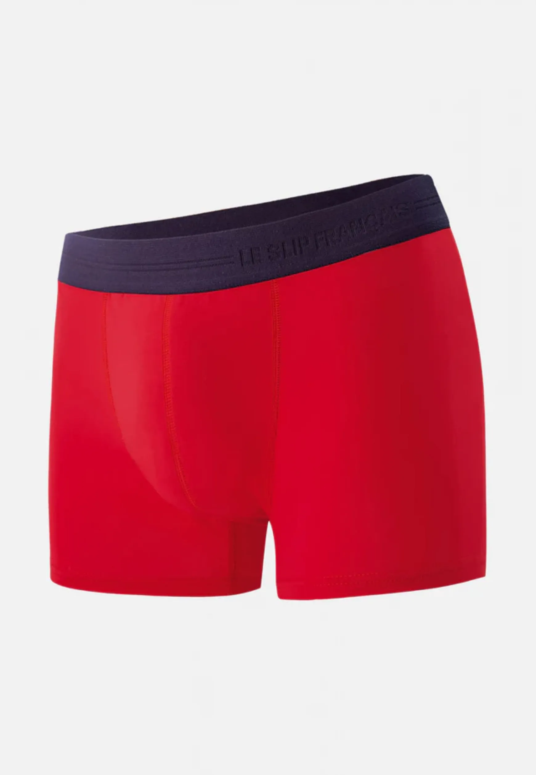 Le slip français Boxer en coton-Marius Cerise<Homme Broderie 🪡 | Boxers