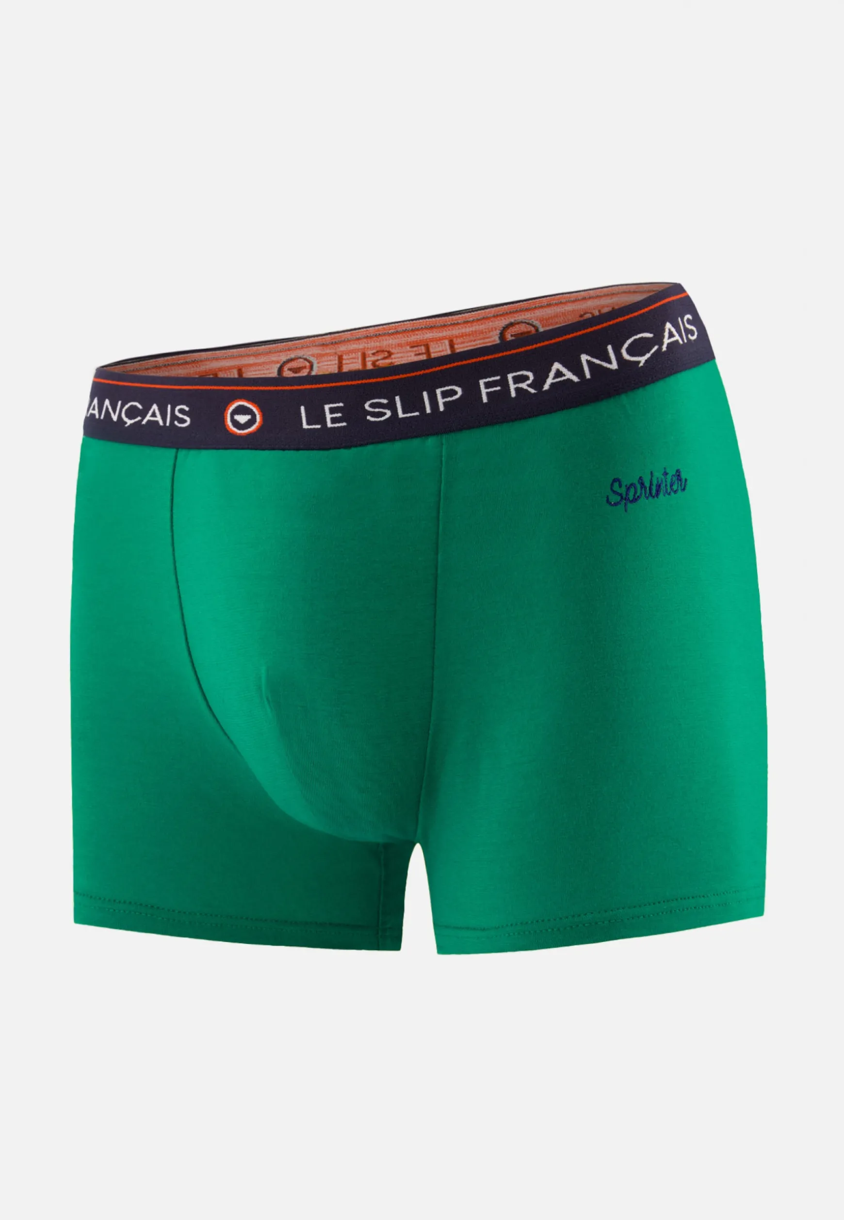 Le slip français Boxer en coton-Redoutable Epicéa Brodé 'Sprinteur'<Homme Boxers | Boxers