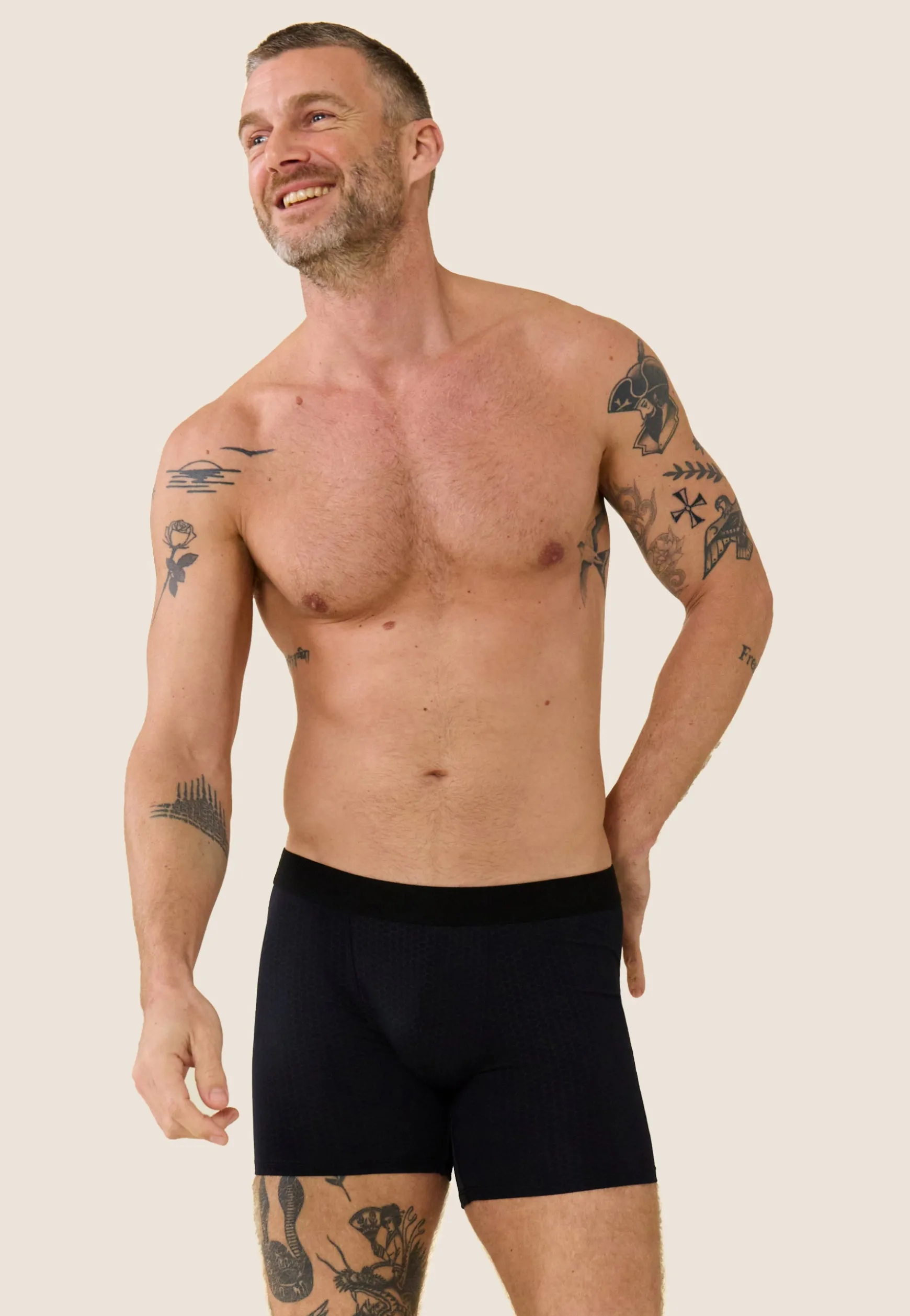 Le slip français Boxer en polyamide-John Training Boxer Long<Homme Sous-Vêtements De Sports | Boxers