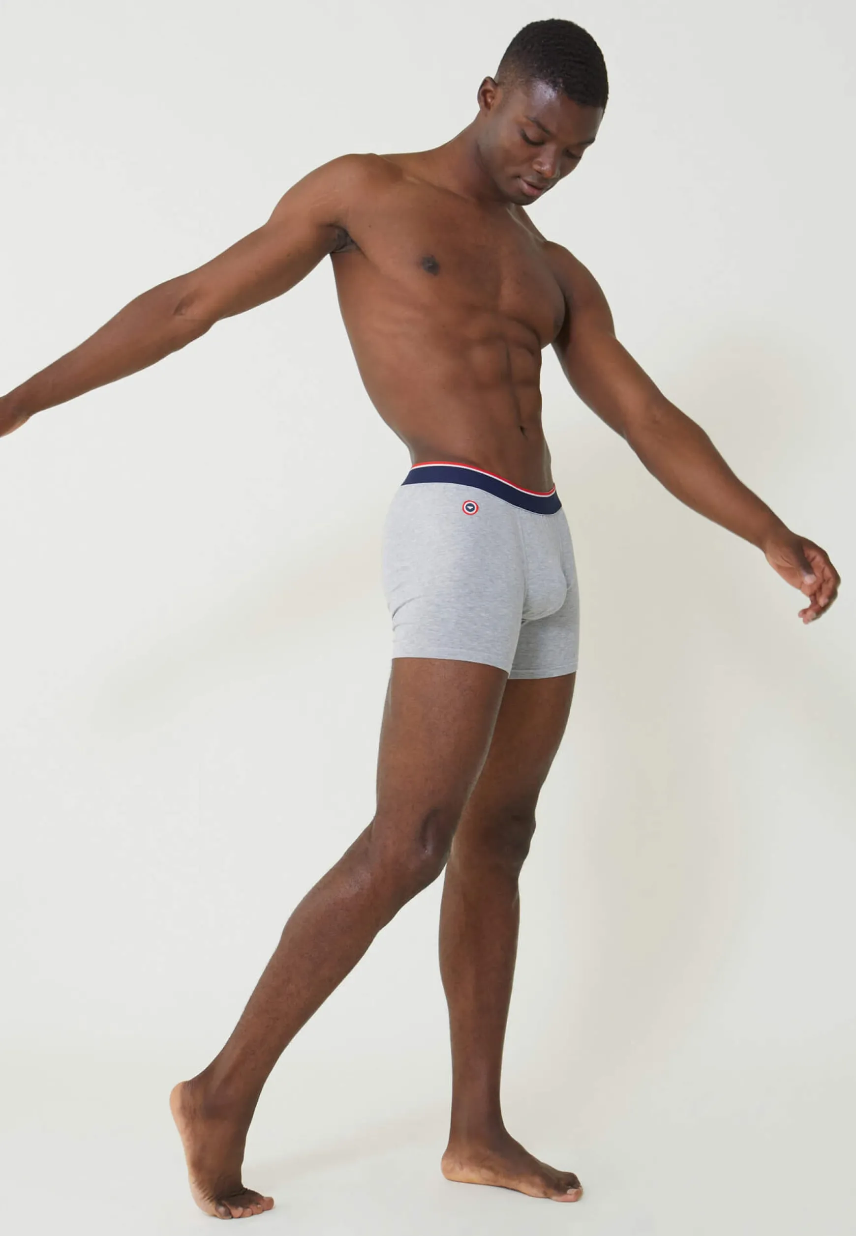 Le slip français Boxer long en coton-Michel Chiné<Homme Broderie 🪡 | Boxers