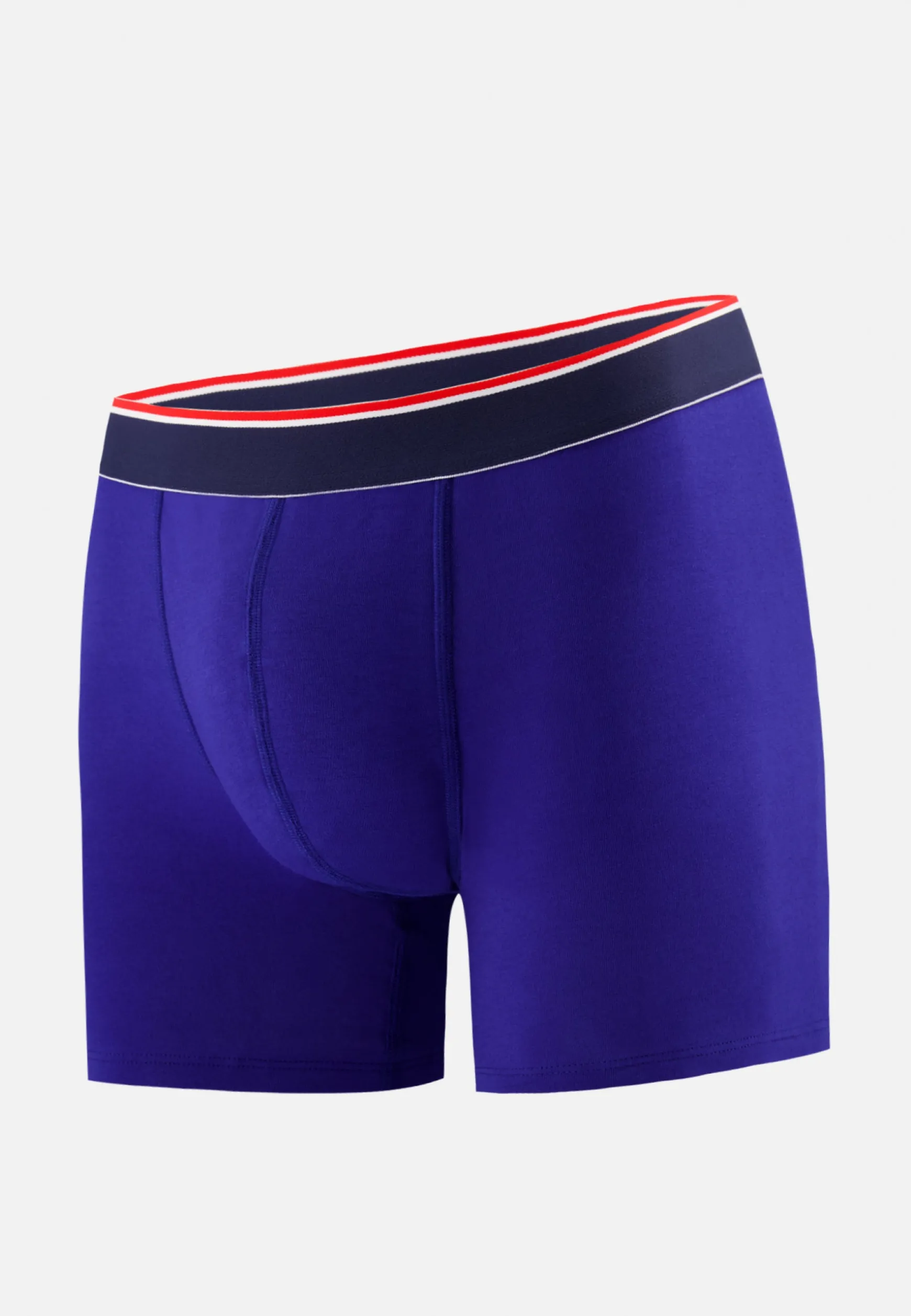 Le slip français Boxer long en coton-Michel Indigo<Homme Broderie 🪡 | Boxers