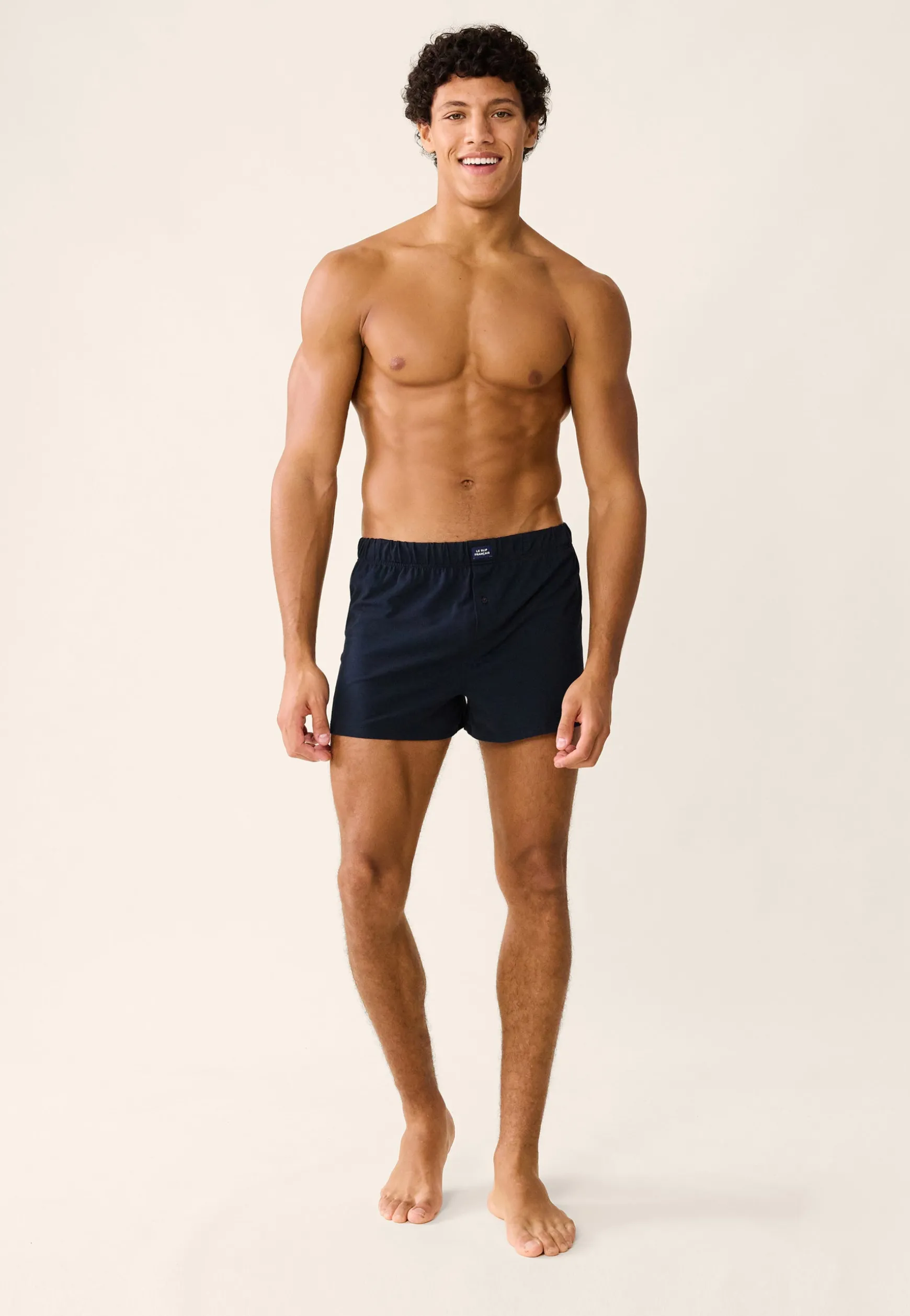 Le slip français Caleçon en coton-Fredo Marine Beau Paquet<Homme Collection Cadeaux | Caleçons