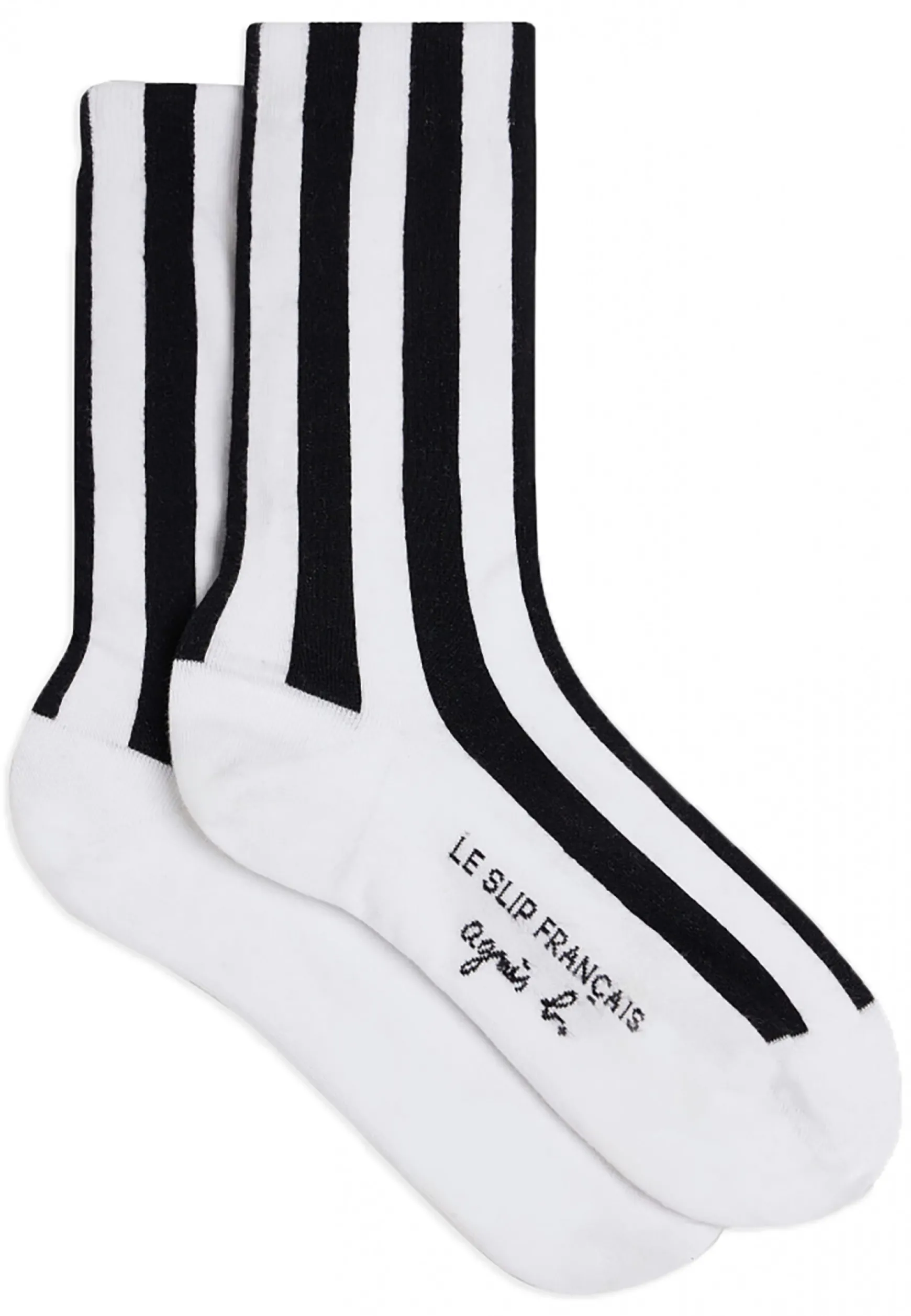 Le slip français Chaussettes mi-hautes en coton-Lucas rayures agnès B<Homme Chaussettes En Coton | Chaussettes En Coton