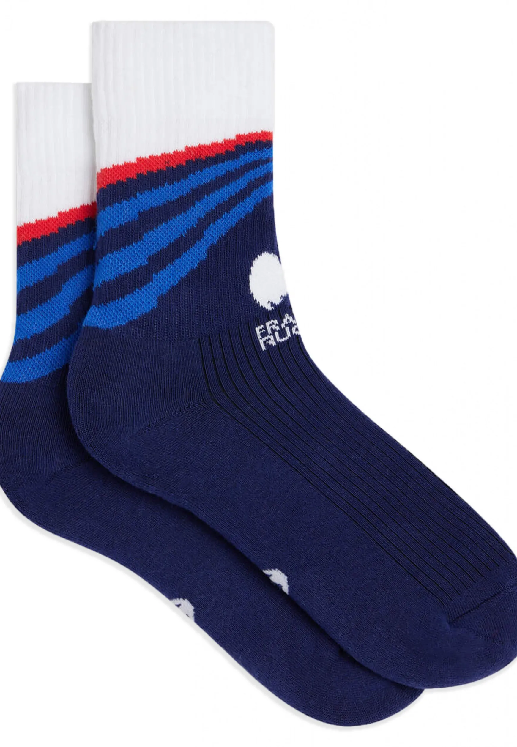 Le slip français Chaussettes mi-hautes en coton-Wilfried Marine XV de France<Homme Chaussettes De Sport | Chaussettes De Sport