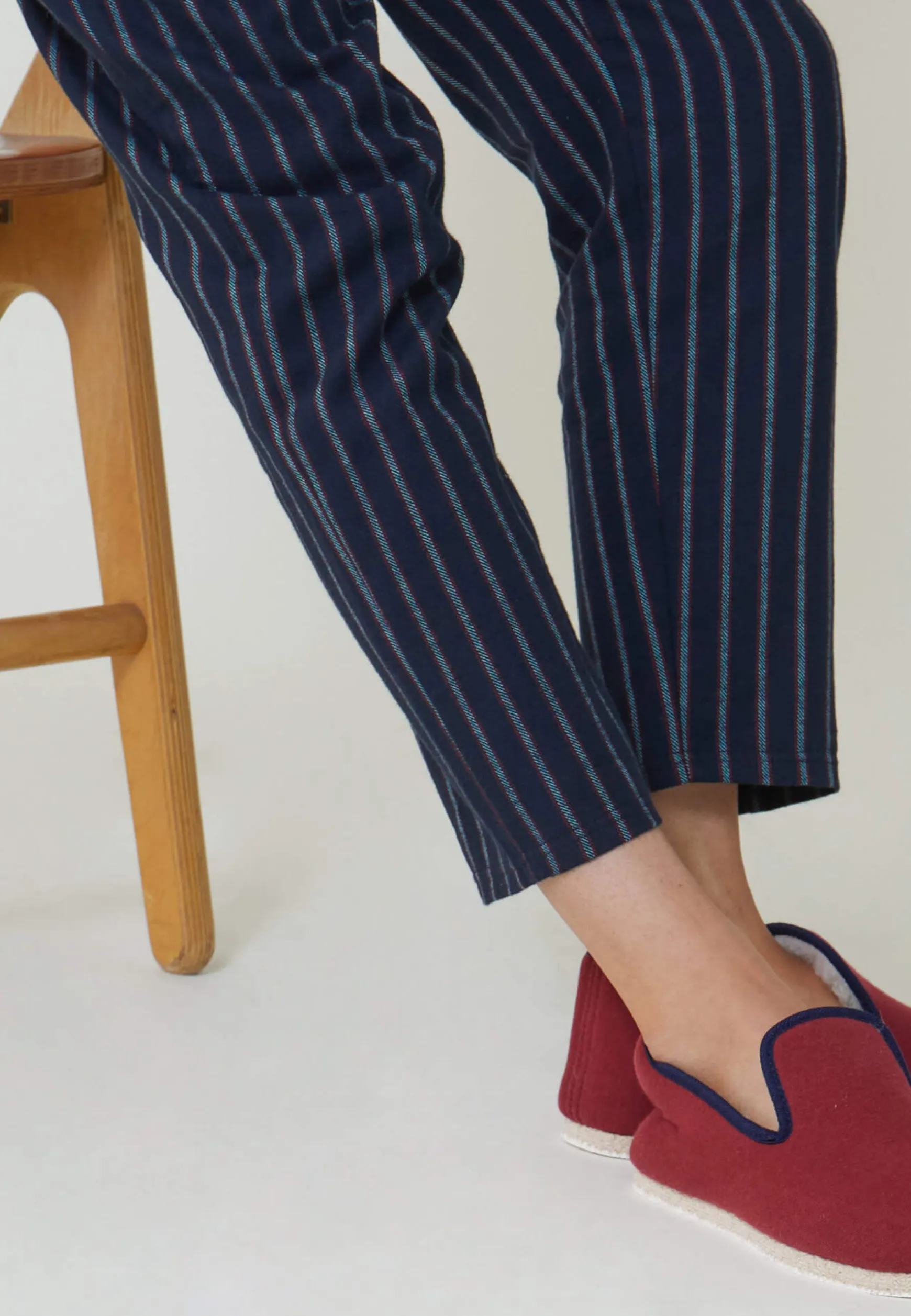 Le slip français Chaussons d'intérieur en laine-Charentaises Flamboyant<Homme Collection Cadeaux | Chaussons