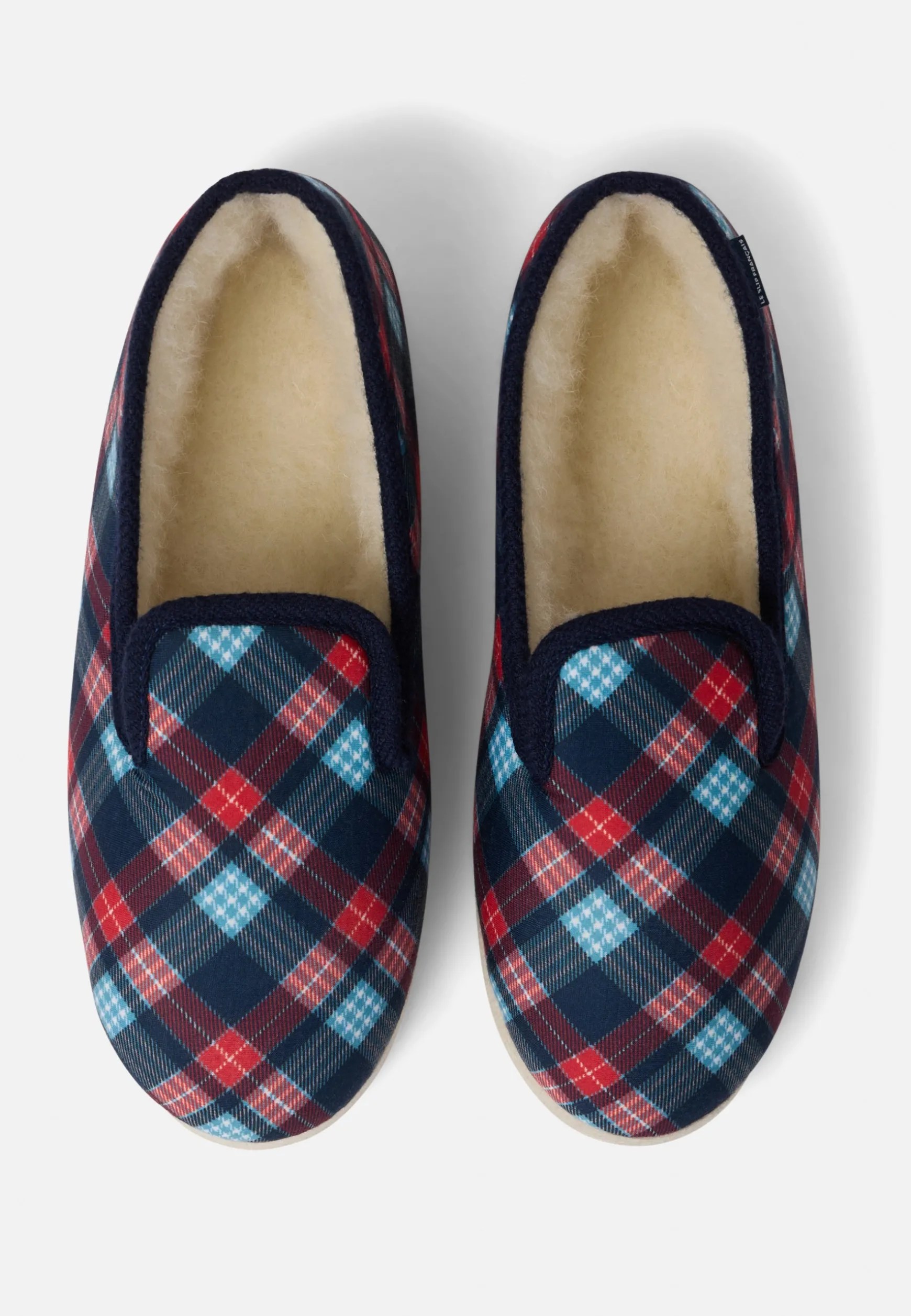 Le slip français Chaussons d'intérieur en laine-Pantoufles Tartan<Homme/Femme Chaussons | Chaussons