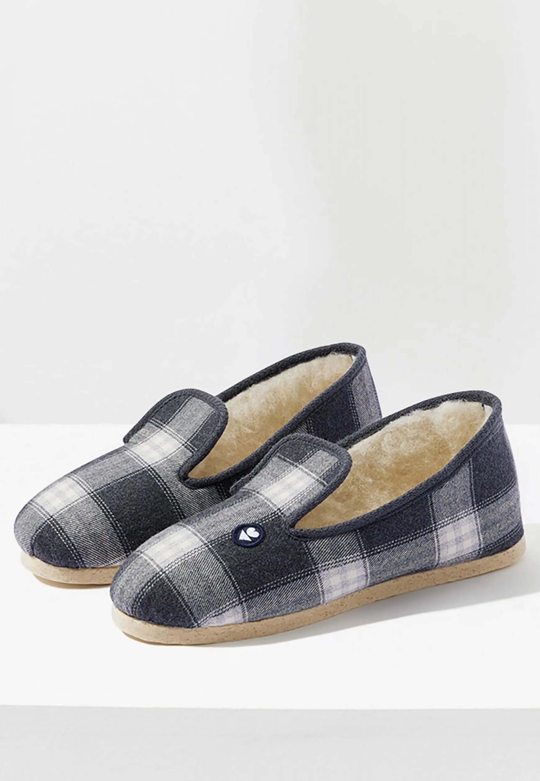 Le slip français Chaussons d'intérieur en laine-Pantoufles Tartan<Homme/Femme Chaussons | Chaussons