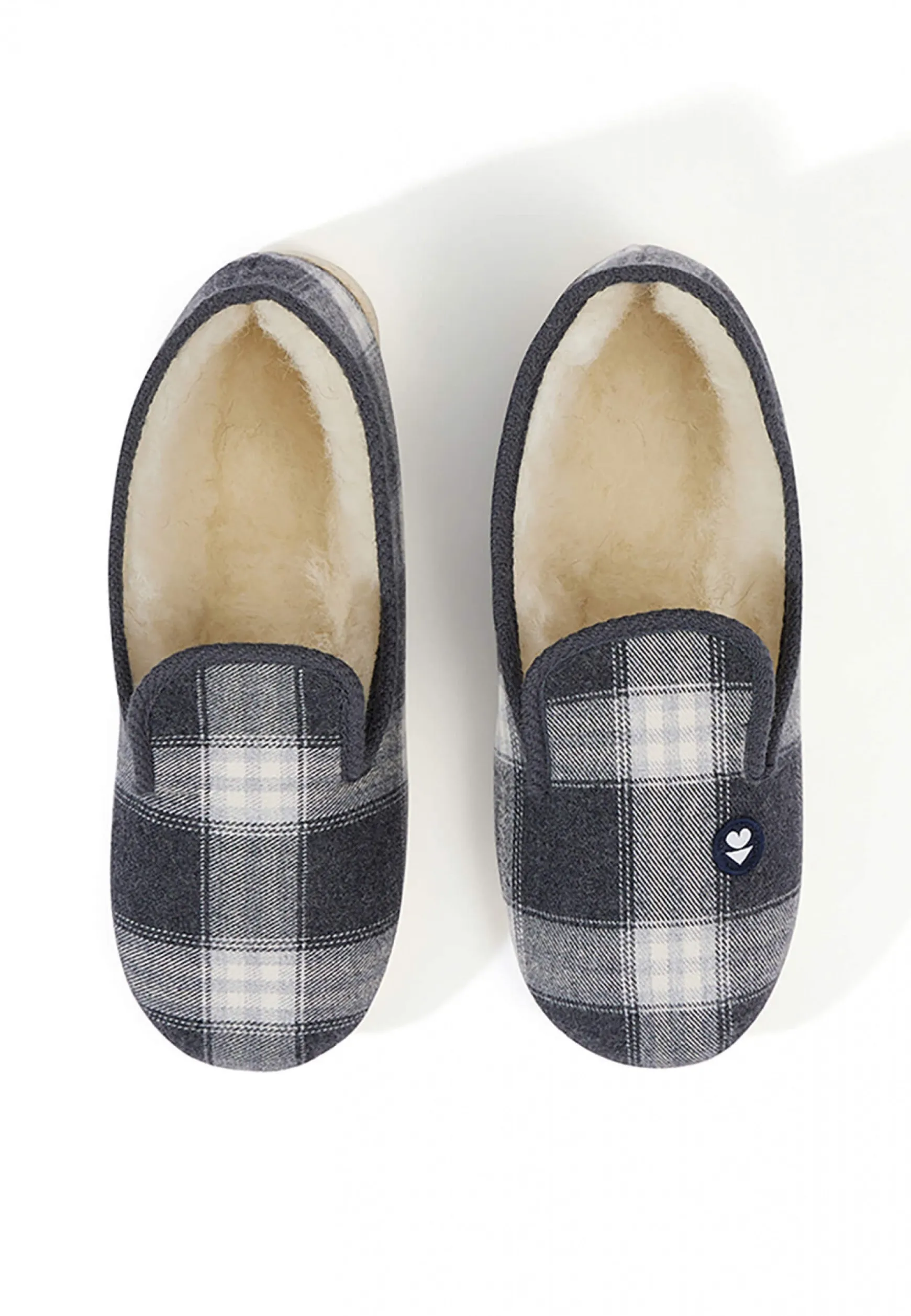 Le slip français Chaussons d'intérieur en laine-Pantoufles Tartan<Homme/Femme Chaussons | Chaussons