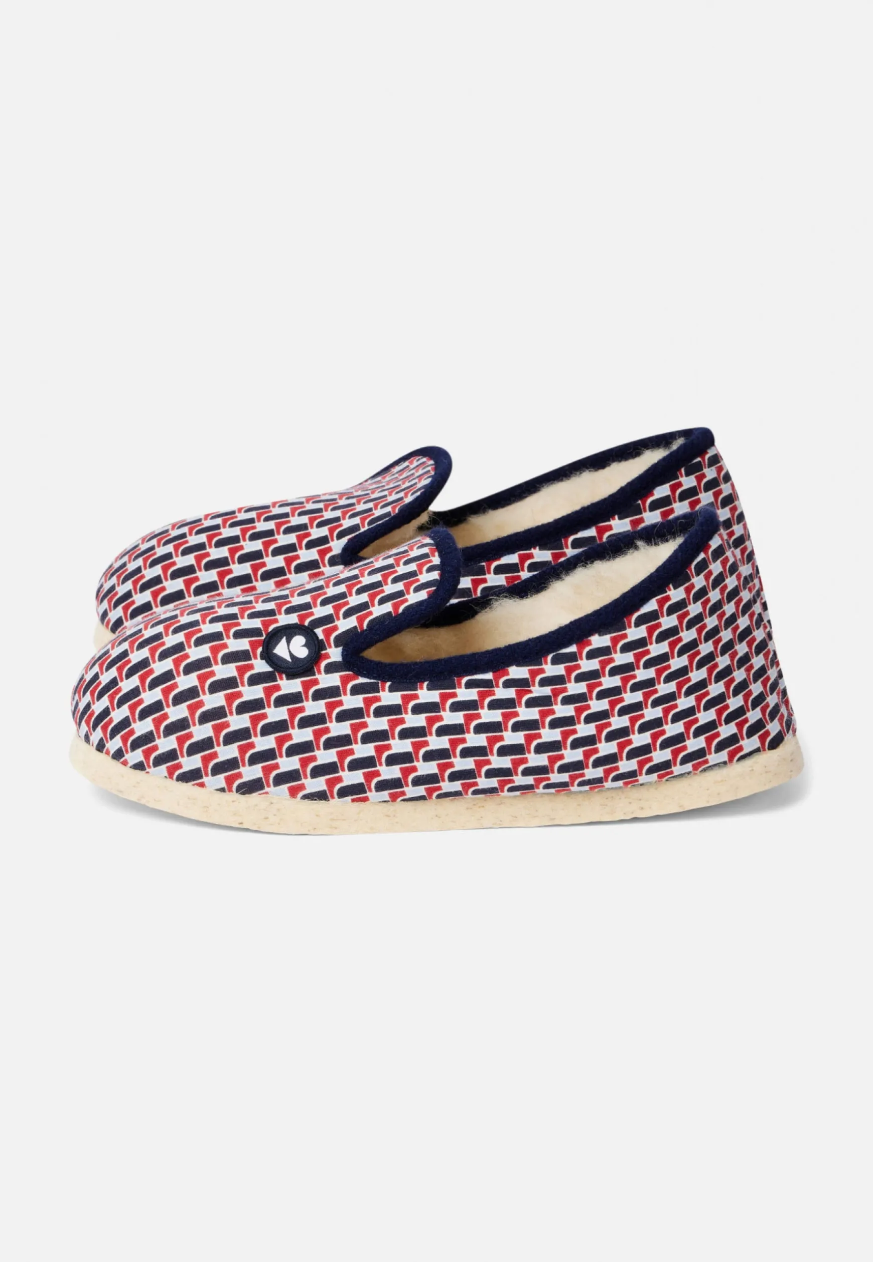 Le slip français Chaussons d'intérieur mixtes avec rembourrage en laine-Pantoufles Petit Pont<Homme/Femme Collection Cadeaux | Chaussons