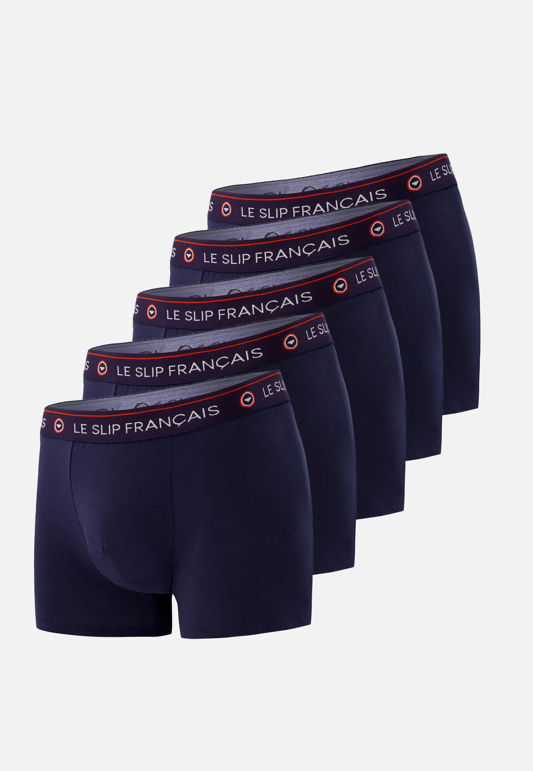 Le slip français Cinquo de boxers en coton-Pack Cinquo Boxer Redoutable Marine<Homme Collection Cadeaux | Boxers