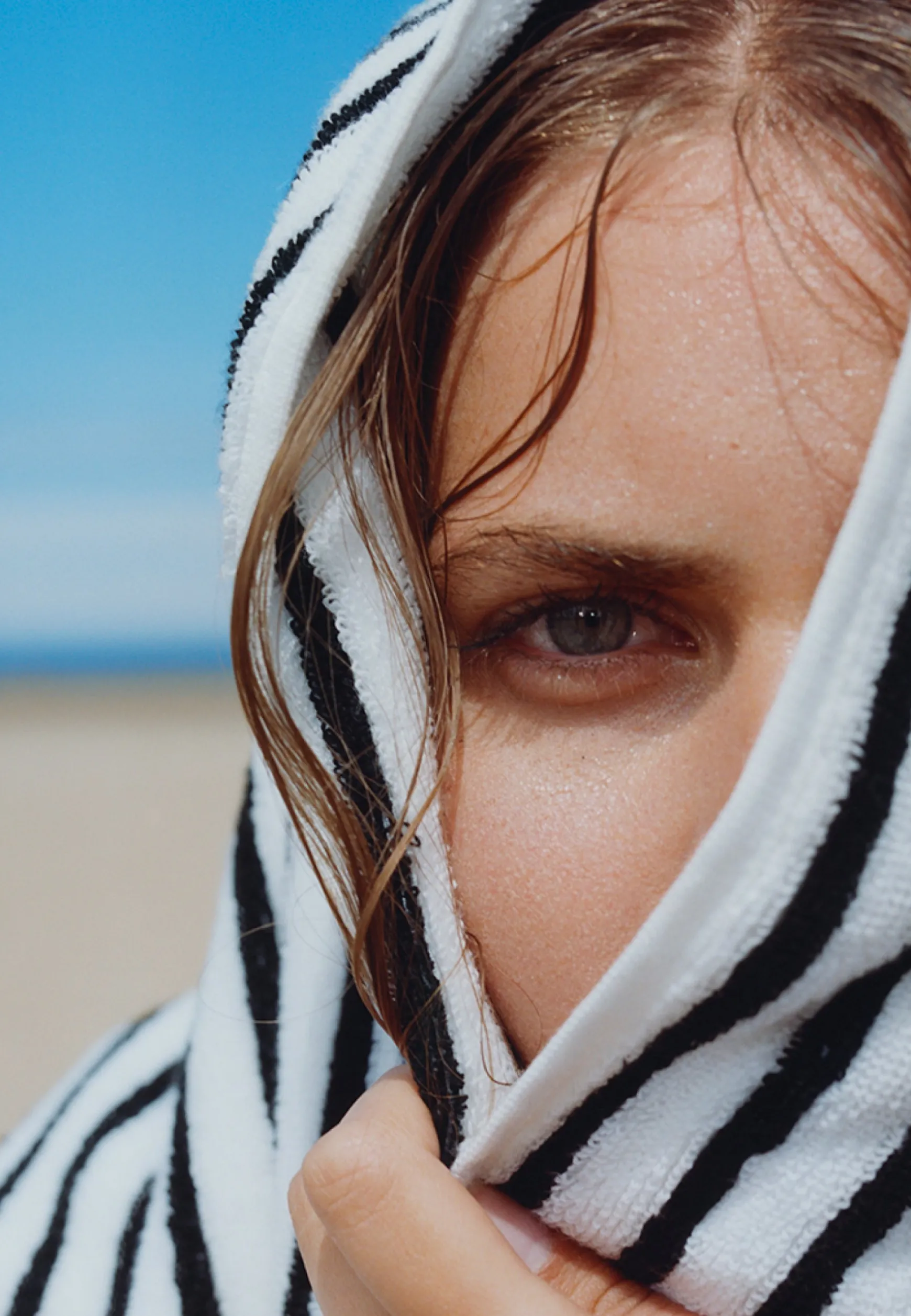 Le slip français Drap de bain en éponge-Drap de Bain collaboration Agnès B<Homme Accessoires