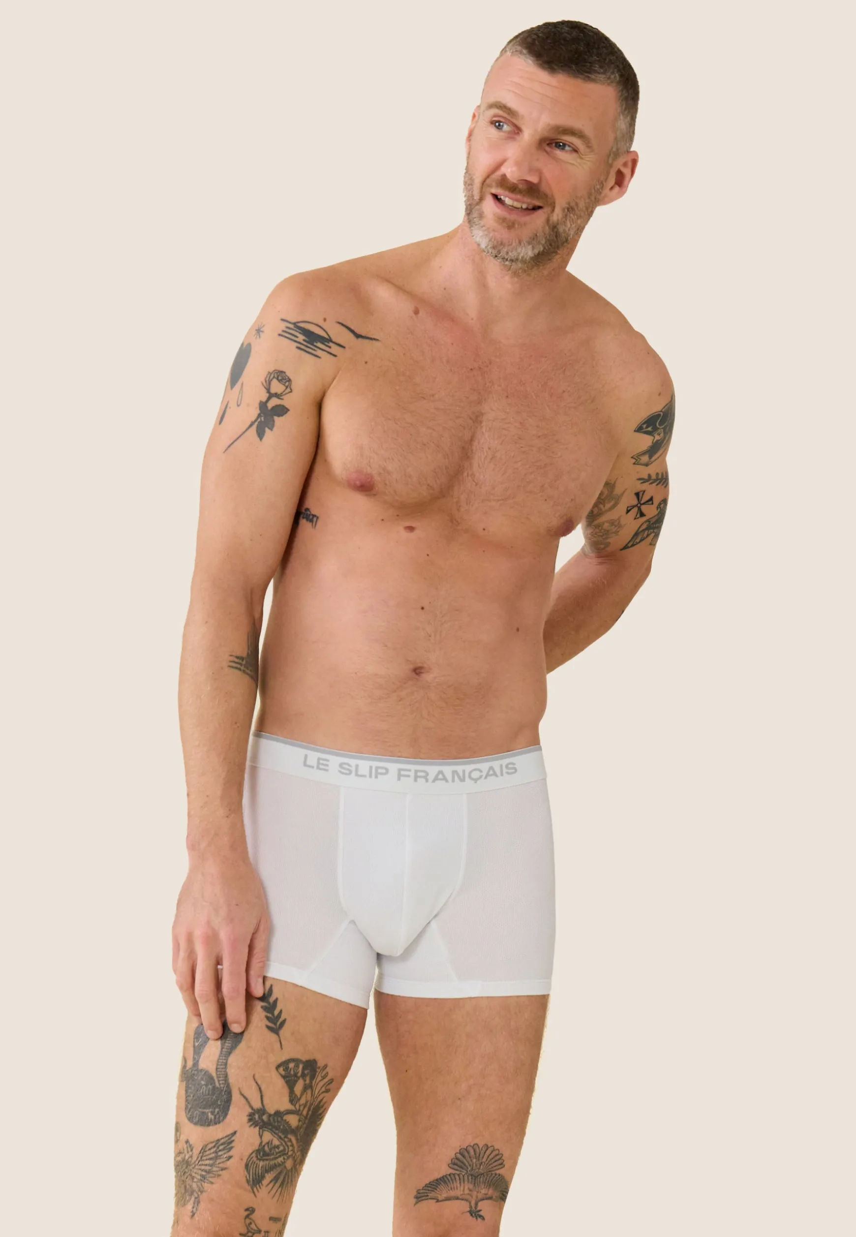 Le slip français Duo de boxers de sport-Pack Duo Boxer Guillaume Marine Blanc<Homme Packs De Boxers | Sous-Vêtements De Sports