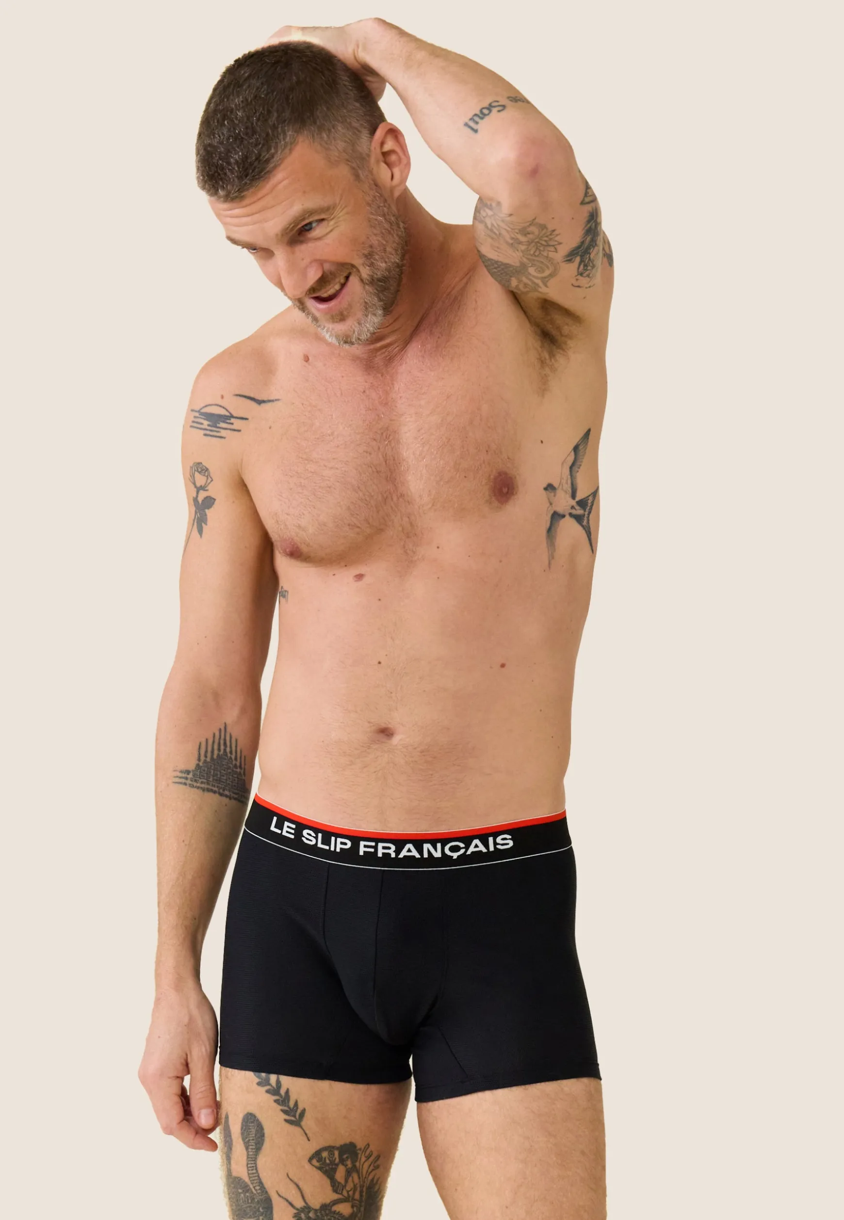 Le slip français Duo de boxers de sport-Pack Duo Boxer Guillaume Marine Noir<Homme Packs De Boxers | Sous-Vêtements De Sports