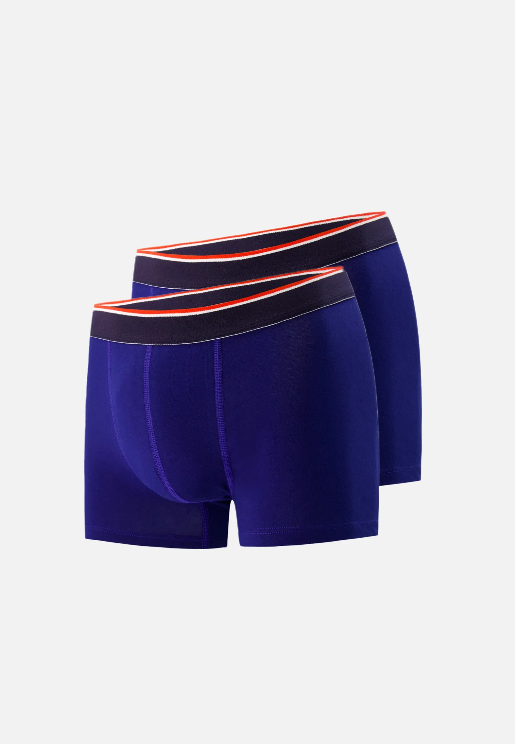 Le slip français Duo de boxers en coton-Pack Duo Boxer Marius Indigo<Homme Packs De Boxers | Packs Sous-Vêtements