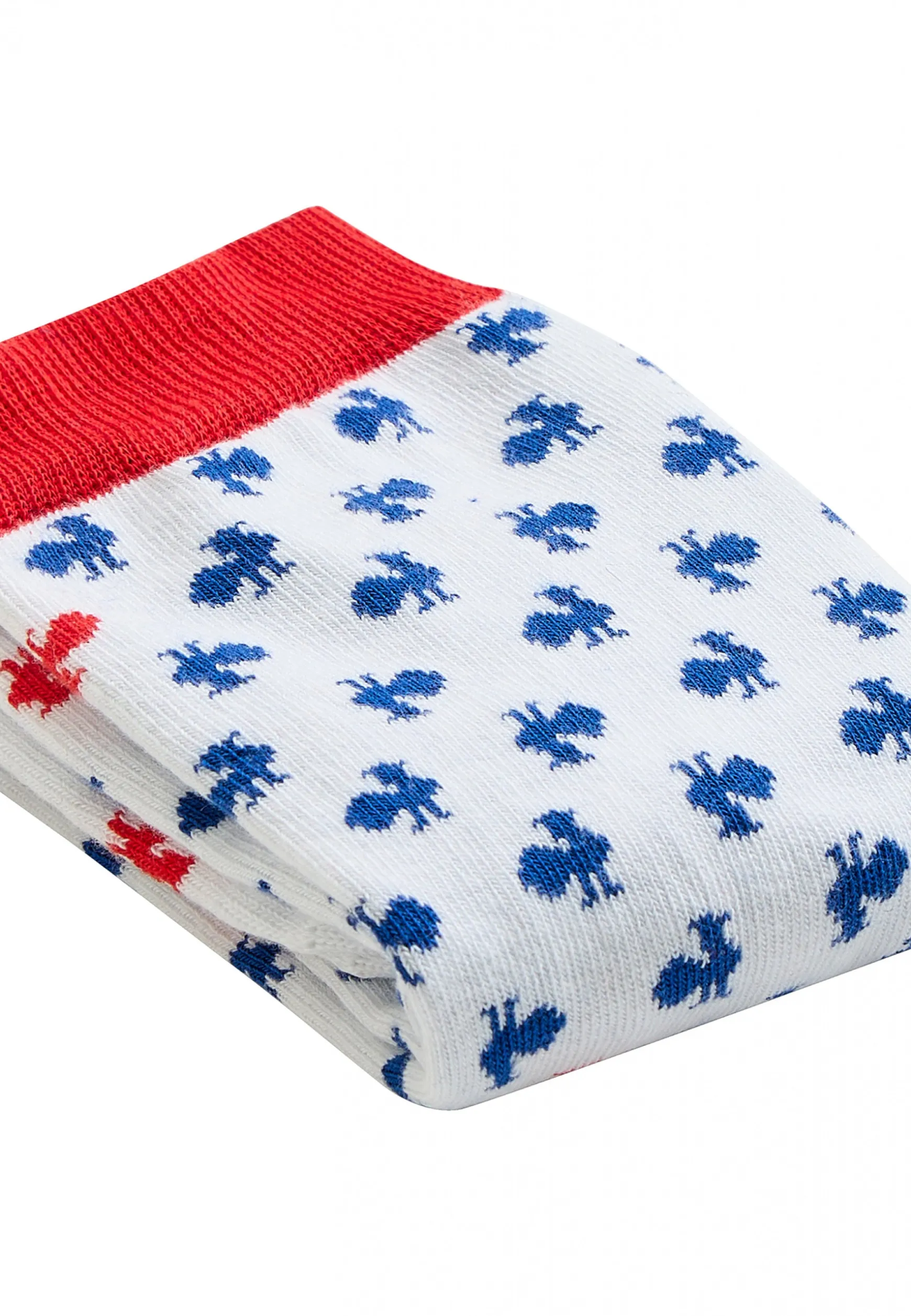 Le slip français Duo de chaussettes en coton-Lucas Duo Coq Blanc Rouge XV de France<Homme Chaussettes En Coton | Chaussettes En Coton