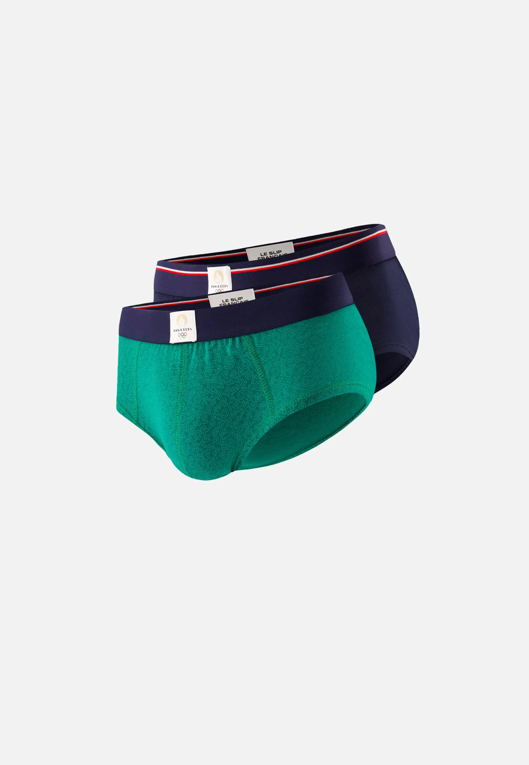 Le slip français Duo de slips en coton-Pack Duo Terrible Aventurine<Homme Sous-Vêtements De Sports | Packs Sous-Vêtements