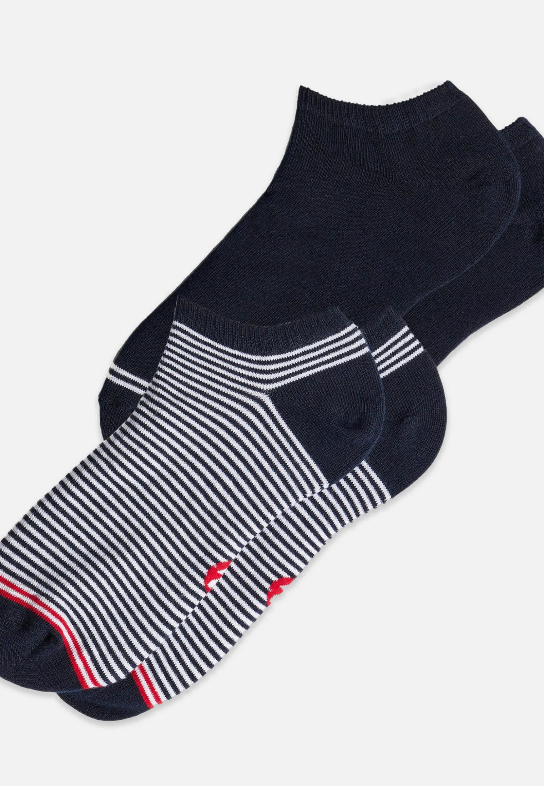 Le slip français Duo de socquettes en coton-Pack Duo Socquettes Jo Marine Marinière<Homme Chaussettes Courtes | Chaussettes Courtes
