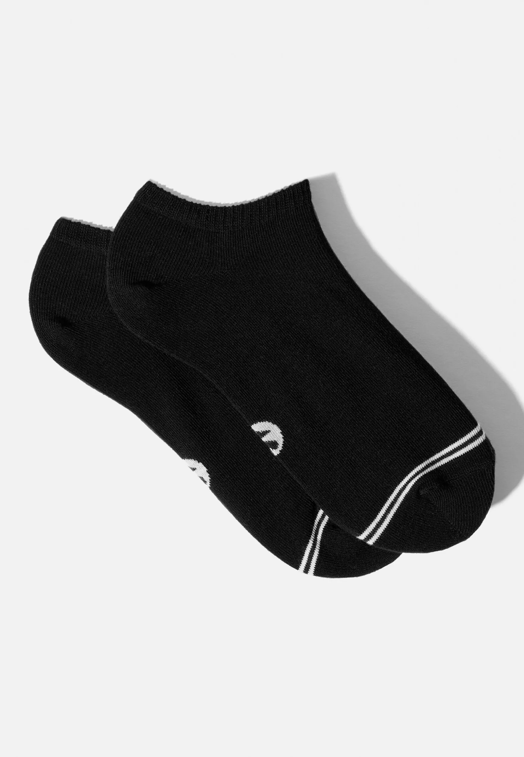 Le slip français Duo de socquettes en coton-Pack Duo Socquettes Jo Noir Chiné<Homme Chaussettes Courtes | Chaussettes Courtes