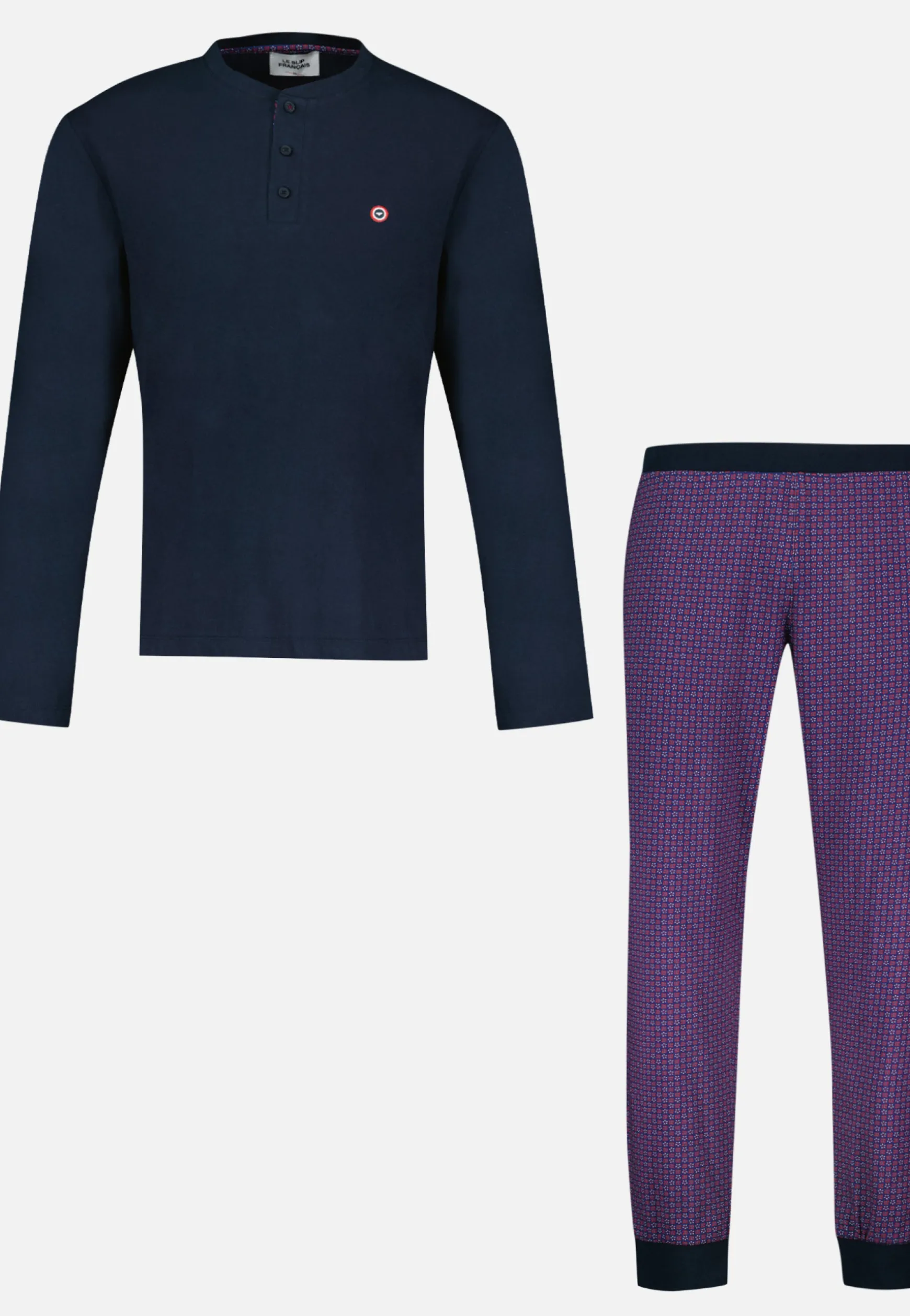 Le slip français Ensemble de pyjama t-shirt et pantalon en coton-Ensemble Pyjama Sebastien Kdo<Homme Collection Cadeaux | Ensembles De Pyjamas
