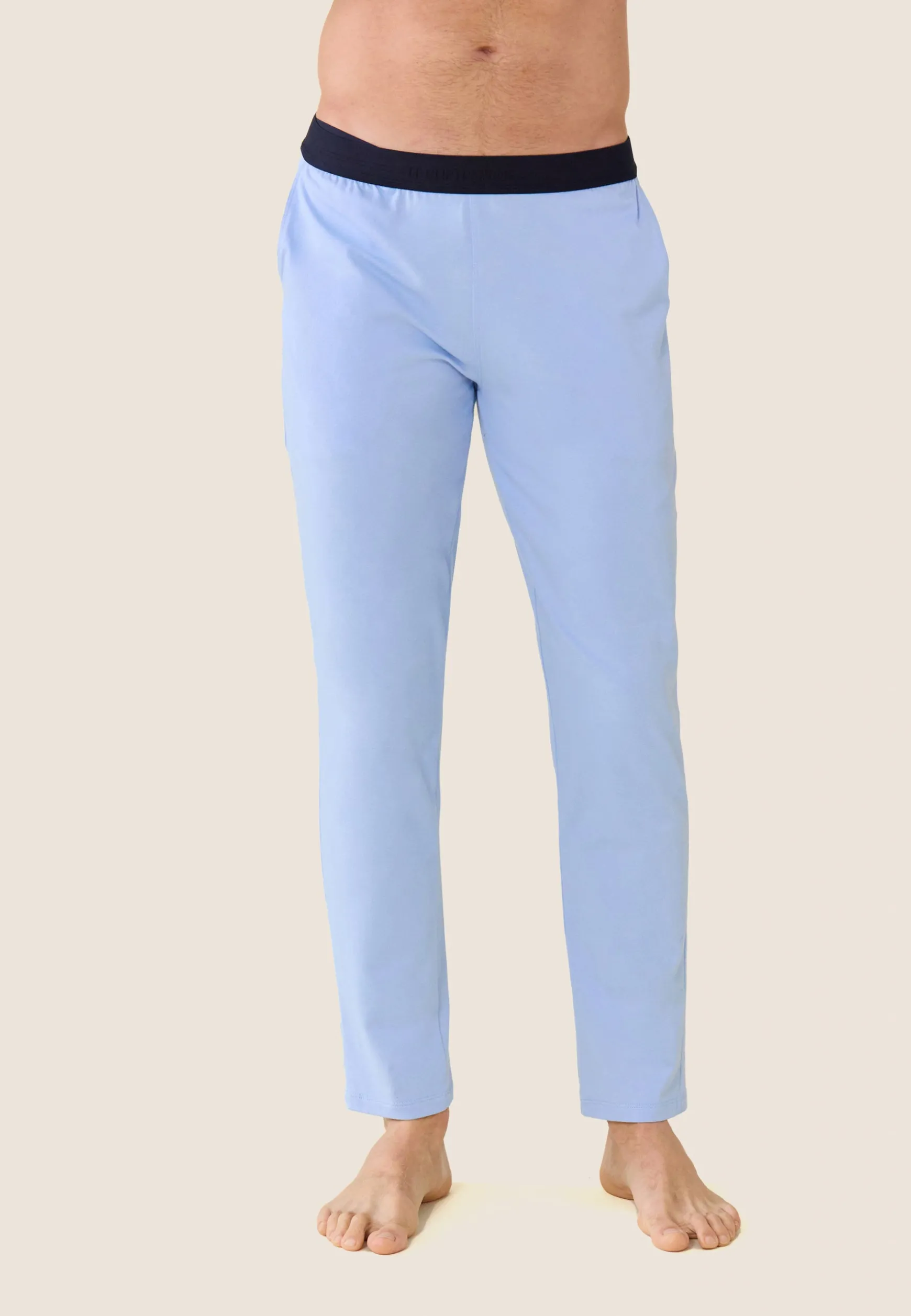 Le slip français Ensemble de pyjama t-shirt et pantalon en coton-Ensemble Pyjama Yvan Ciel<Homme Ensembles De Pyjamas | Ensemble De Pyjamas