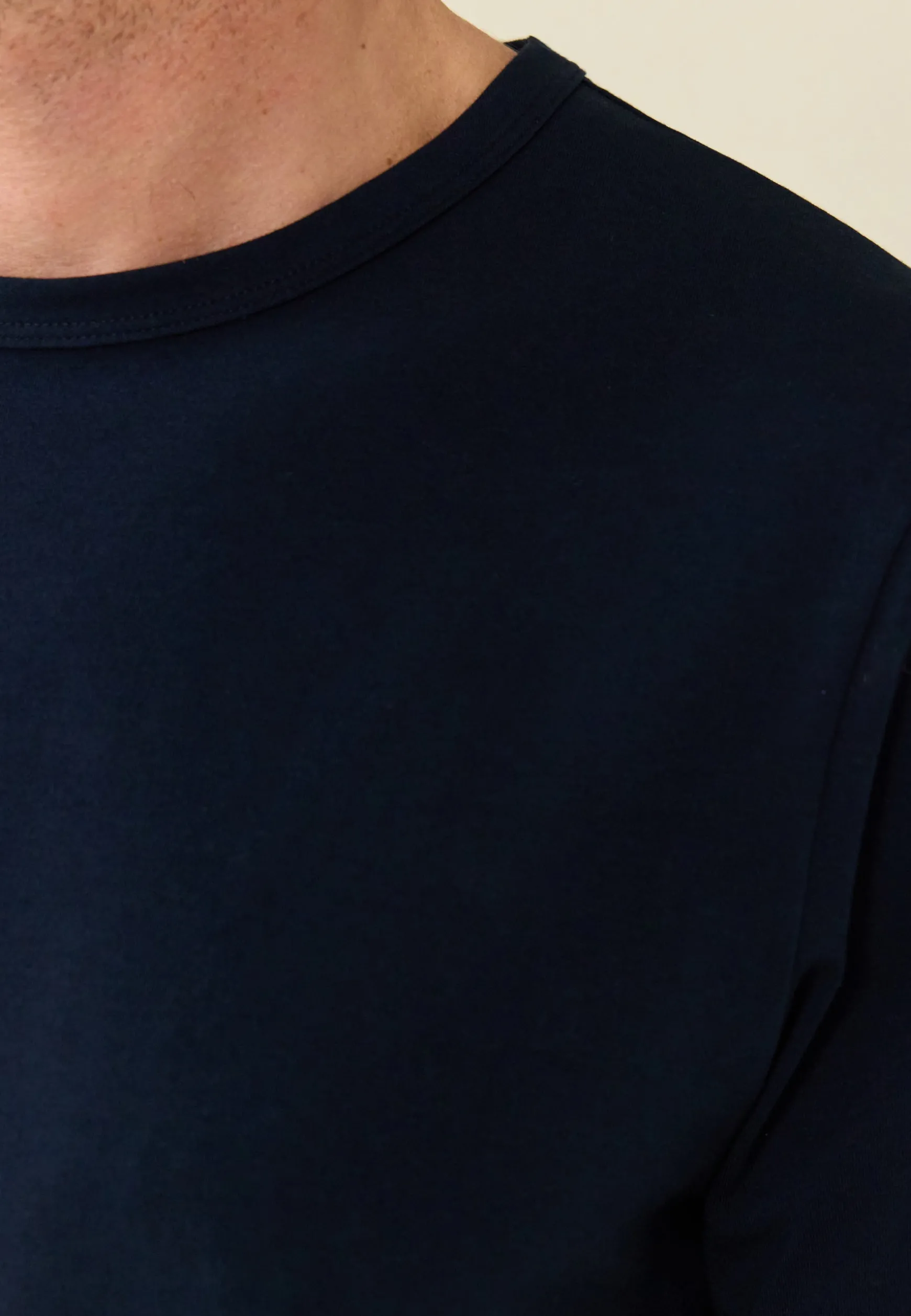 Le slip français Ensemble de pyjama t-shirt et short en coton-Ensemble pyjama Tristan Marine Sens Glycine<Homme Ensembles De Pyjamas | Ensemble De Pyjamas