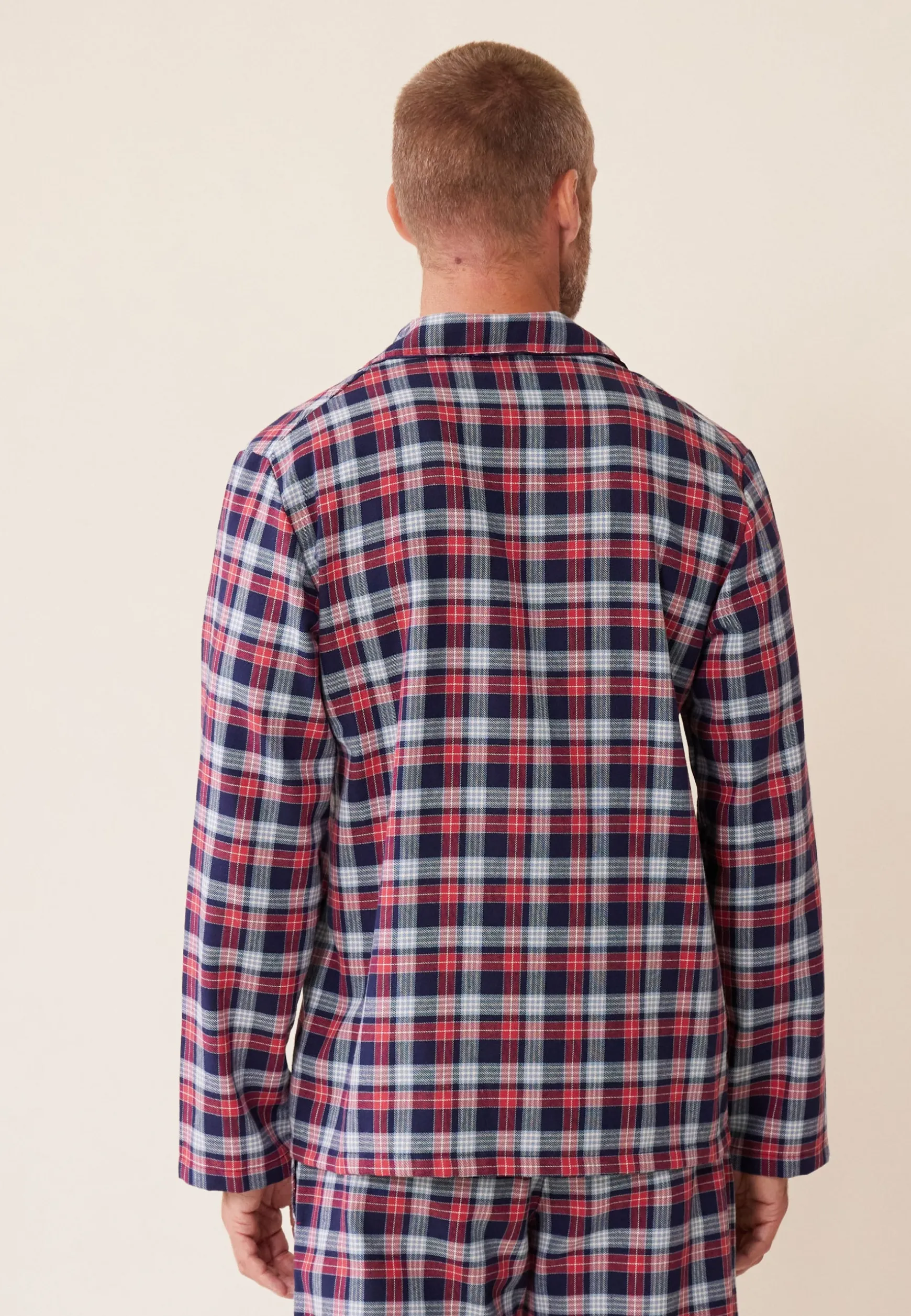 Le slip français Ensemble pyjama chemise et pantalon en coton-Ensemble Pyjama Baptiste Tan<Homme Ensembles De Pyjamas | Ensemble De Pyjamas