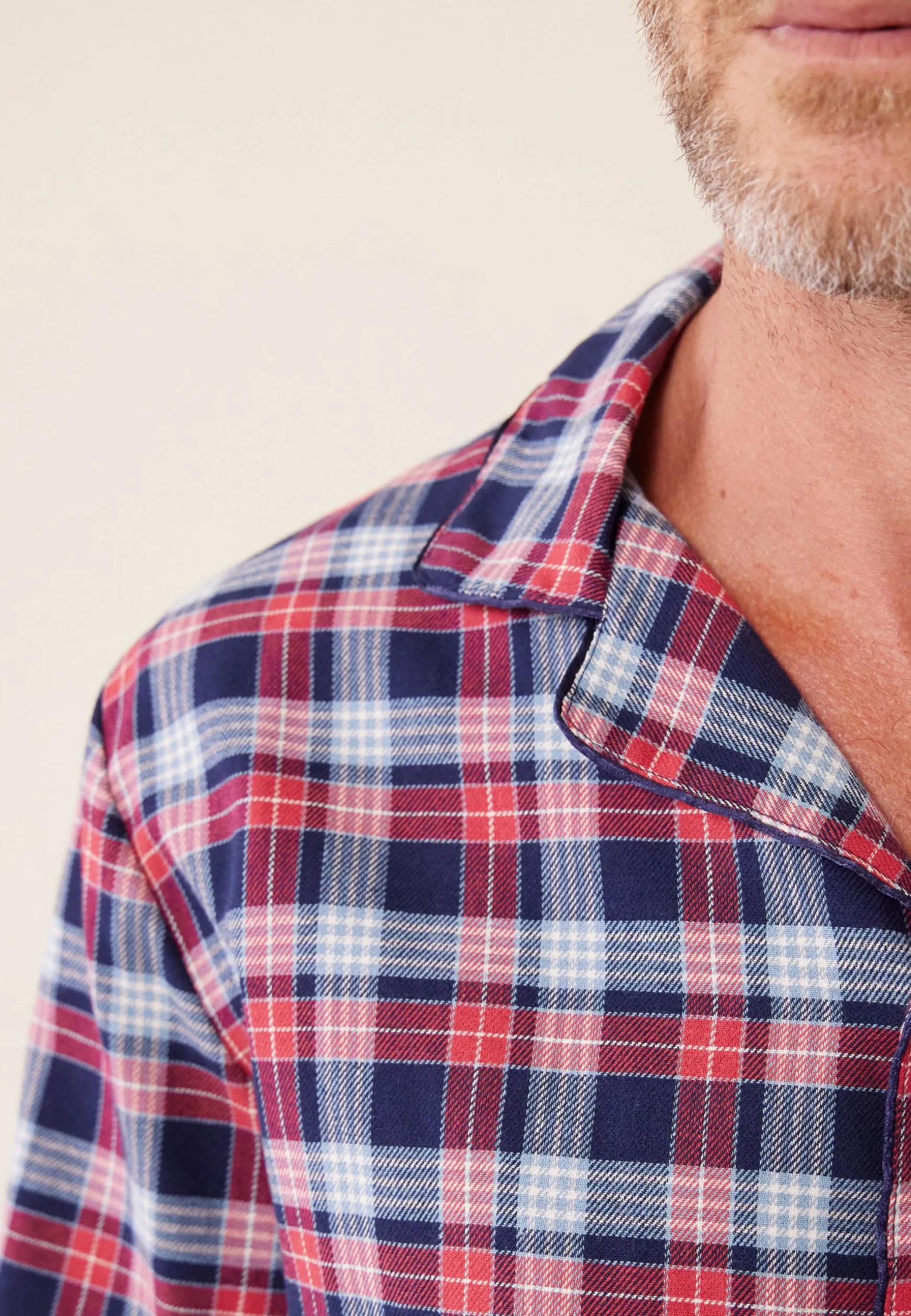 Le slip français Ensemble pyjama chemise et pantalon en coton-Ensemble Pyjama Baptiste Tan<Homme Ensembles De Pyjamas | Ensemble De Pyjamas