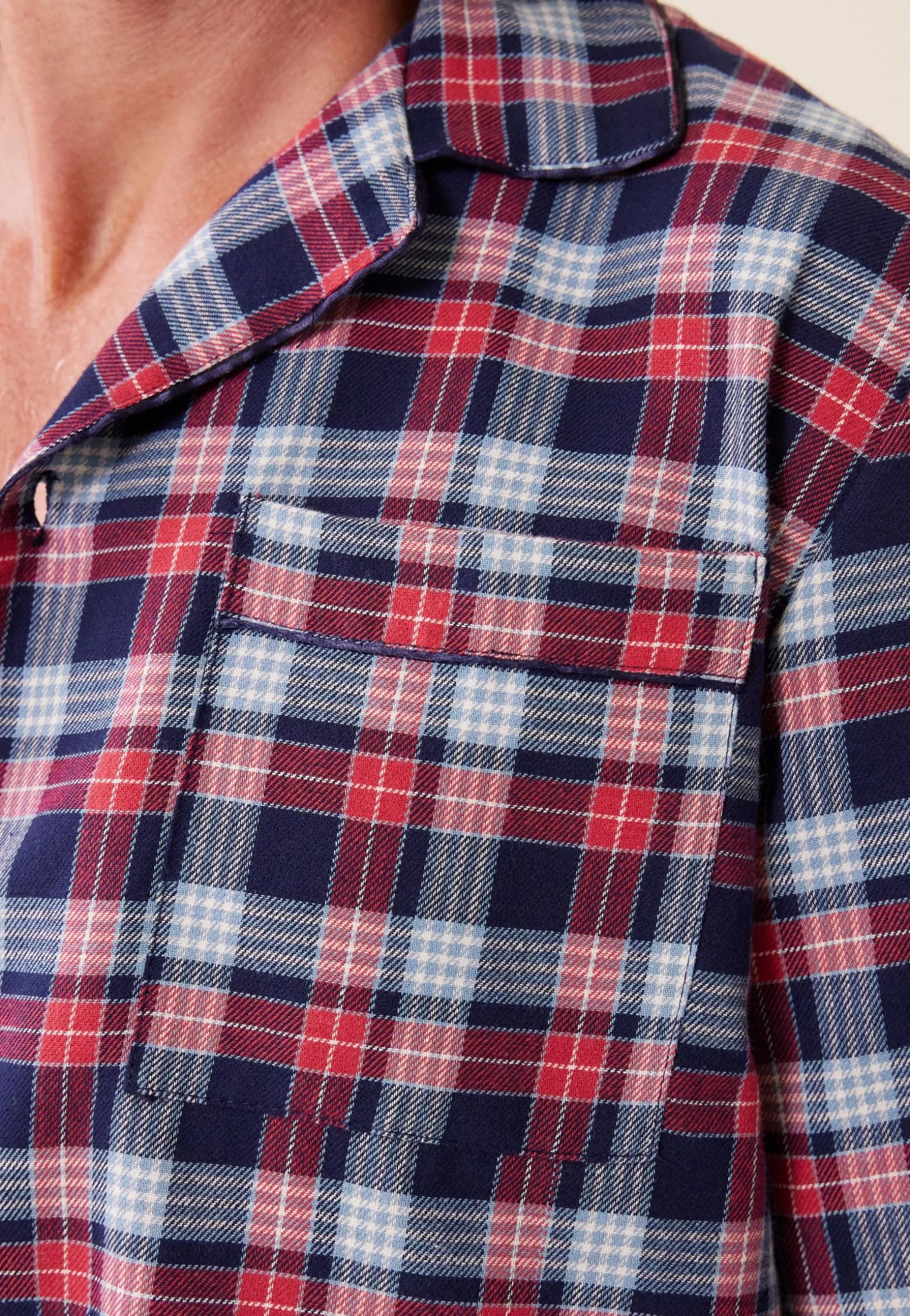 Le slip français Ensemble pyjama chemise et pantalon en coton-Ensemble Pyjama Baptiste Tan<Homme Ensembles De Pyjamas | Ensemble De Pyjamas