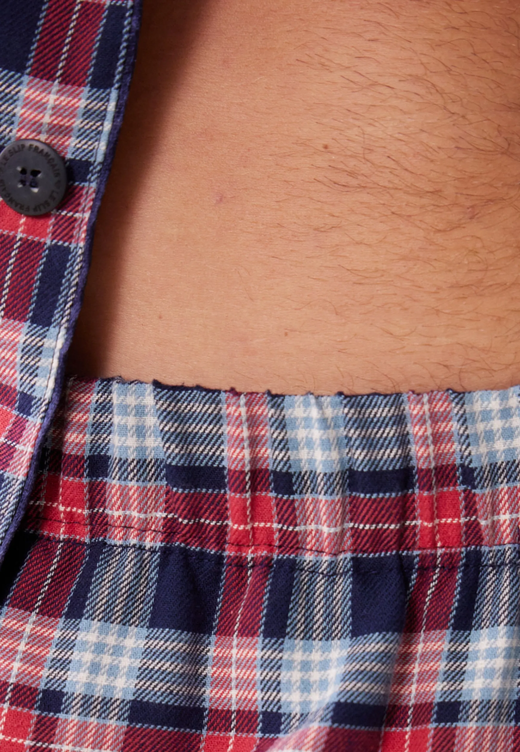 Le slip français Ensemble pyjama chemise et pantalon en coton-Ensemble Pyjama Baptiste Tan<Homme Ensembles De Pyjamas | Ensemble De Pyjamas