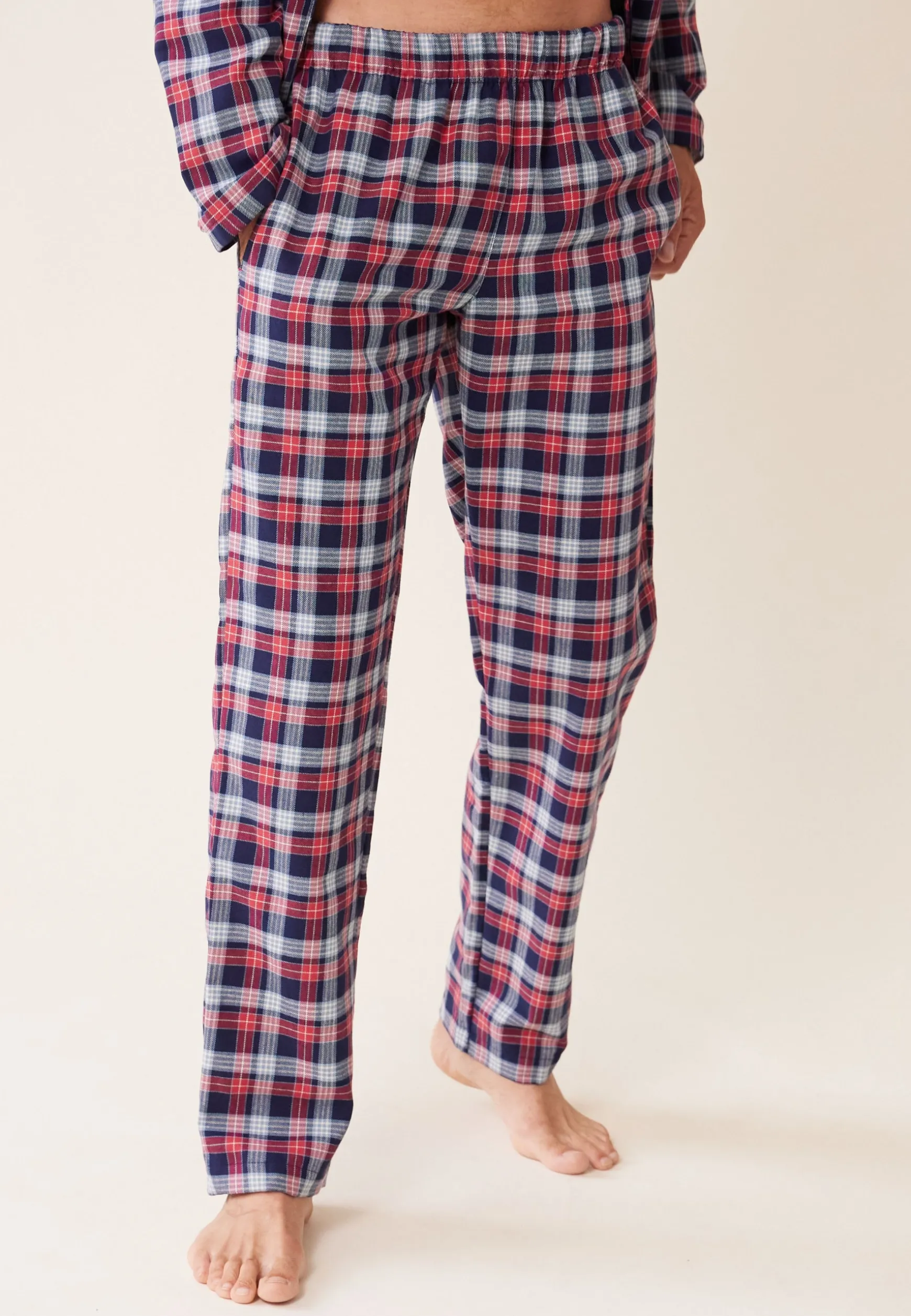 Le slip français Ensemble pyjama chemise et pantalon en coton-Ensemble Pyjama Baptiste Tan<Homme Ensembles De Pyjamas | Ensemble De Pyjamas