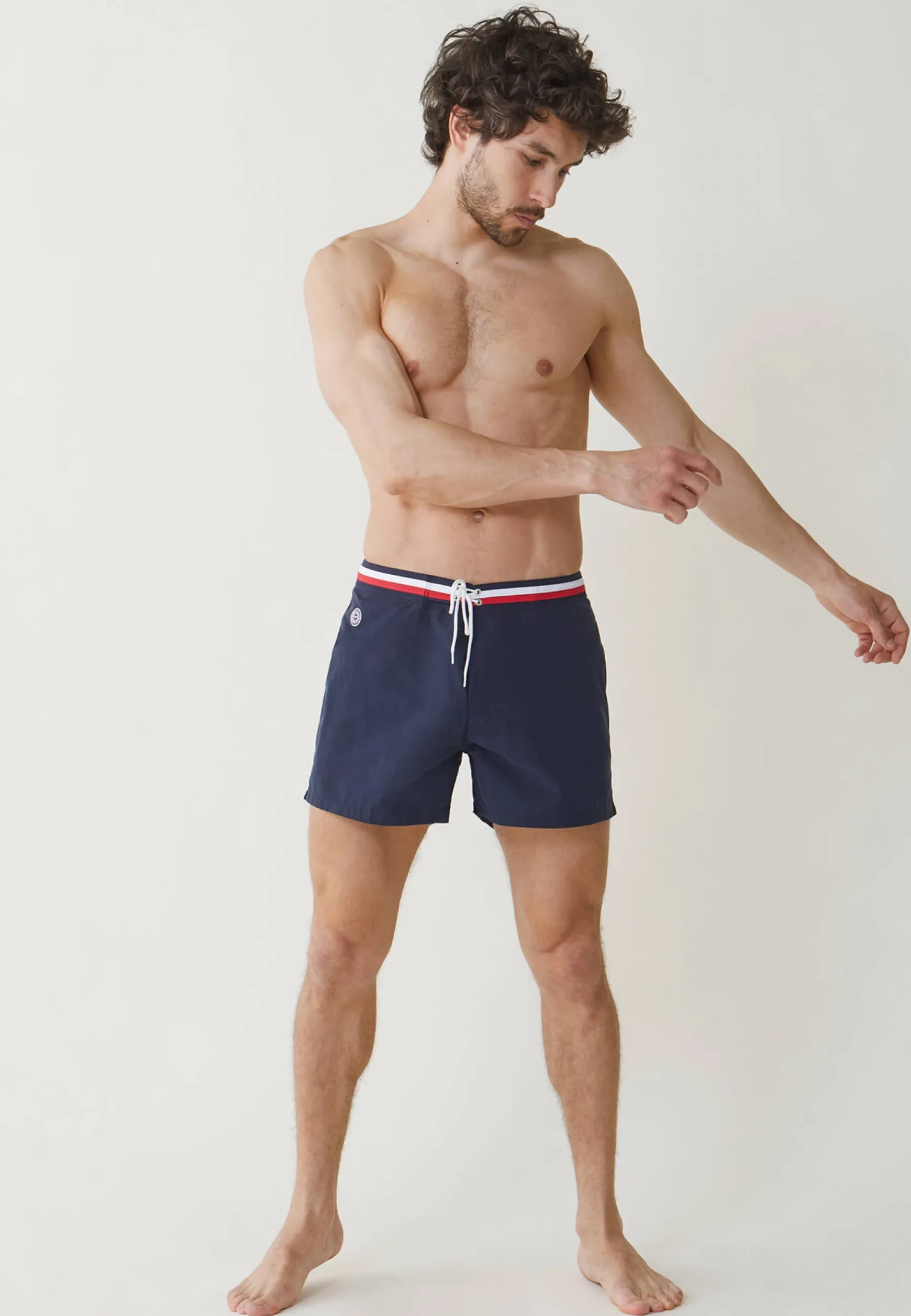 Le slip français Short de bain court-Capitaine Marine<Homme Shorts De Bain