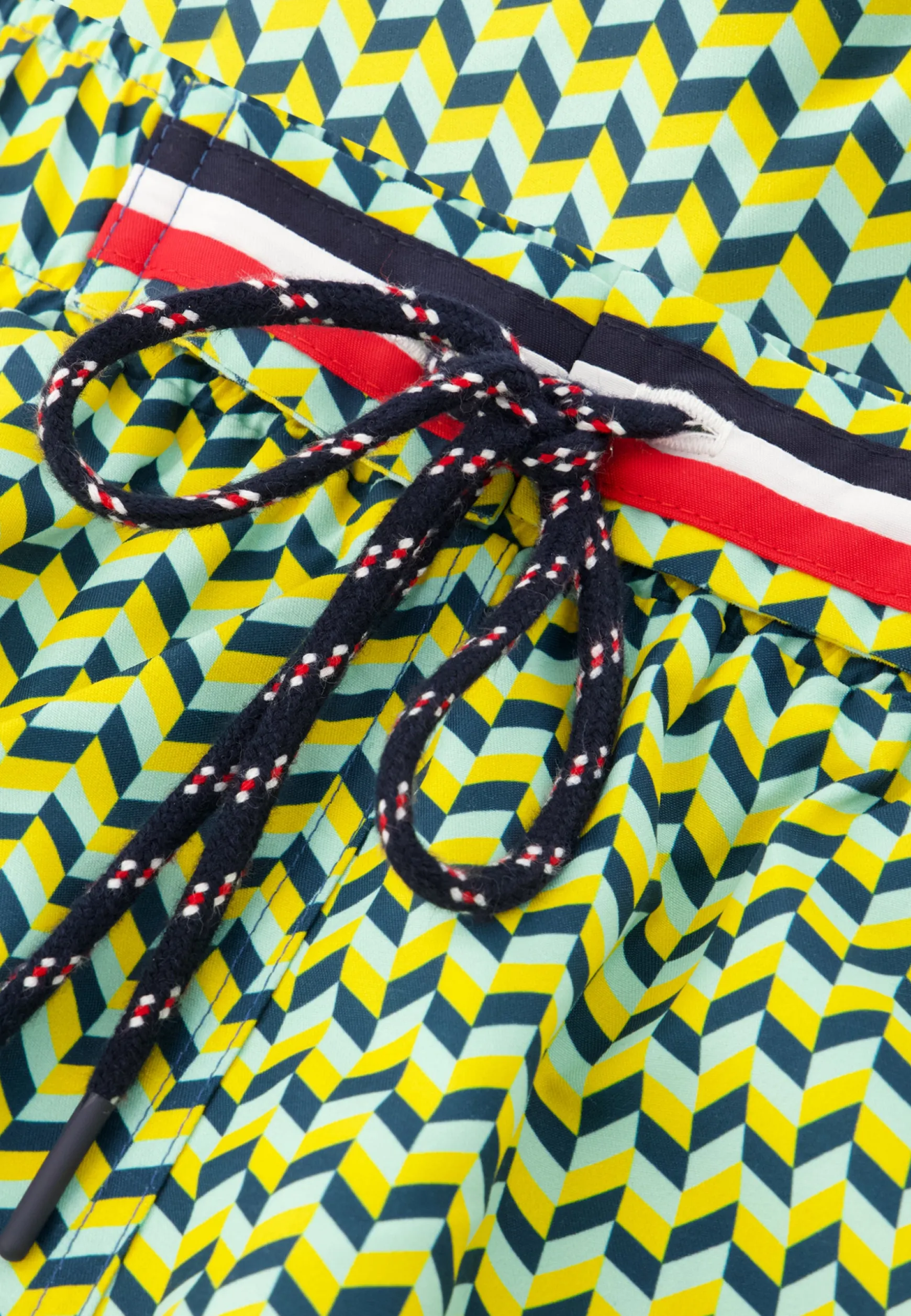 Le slip français Short de bain court-Liamone Chevron Tricolor<Homme Shorts De Bain