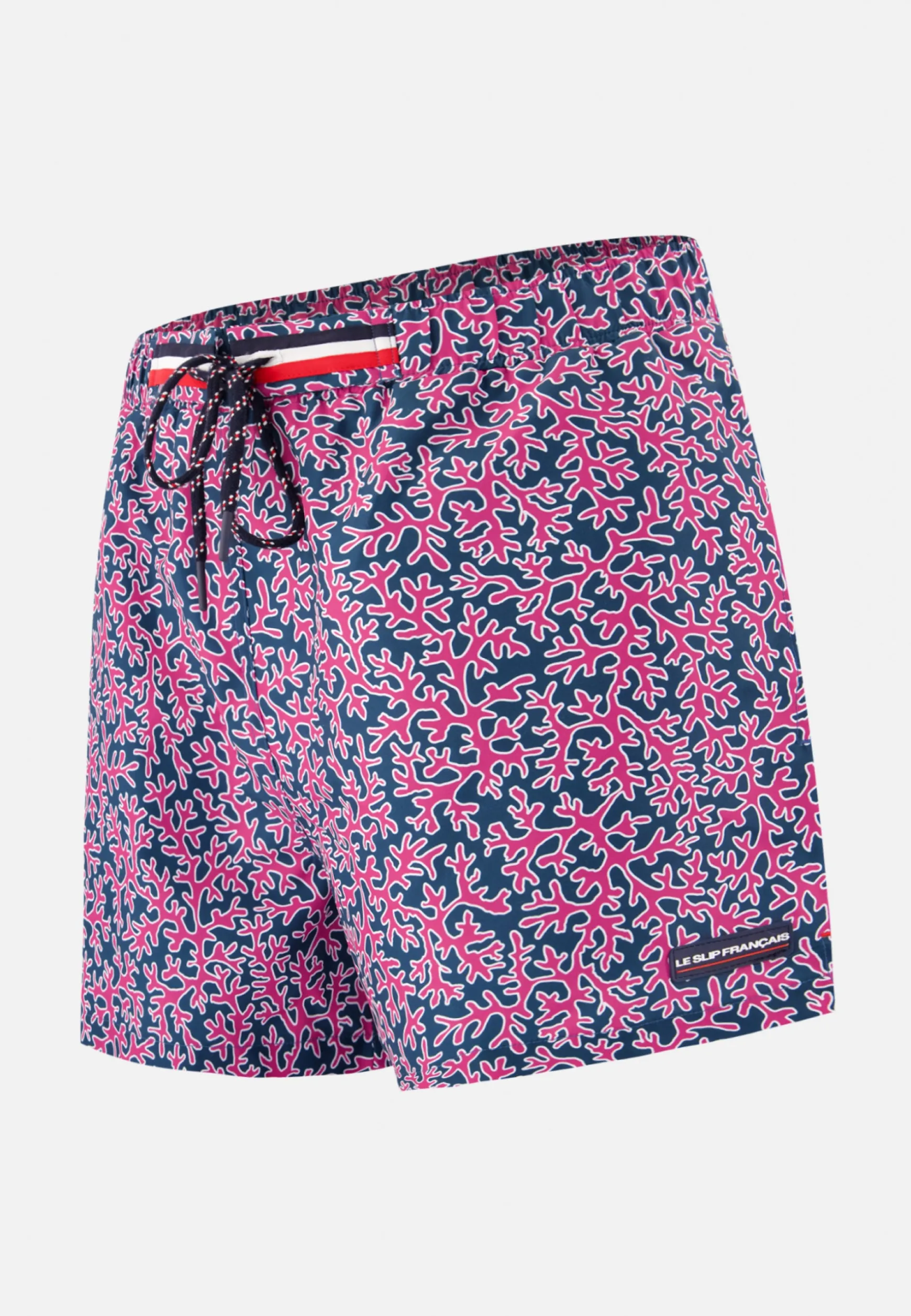 Le slip français Short de bain court-Liamone Fleurs<Homme Shorts De Bain