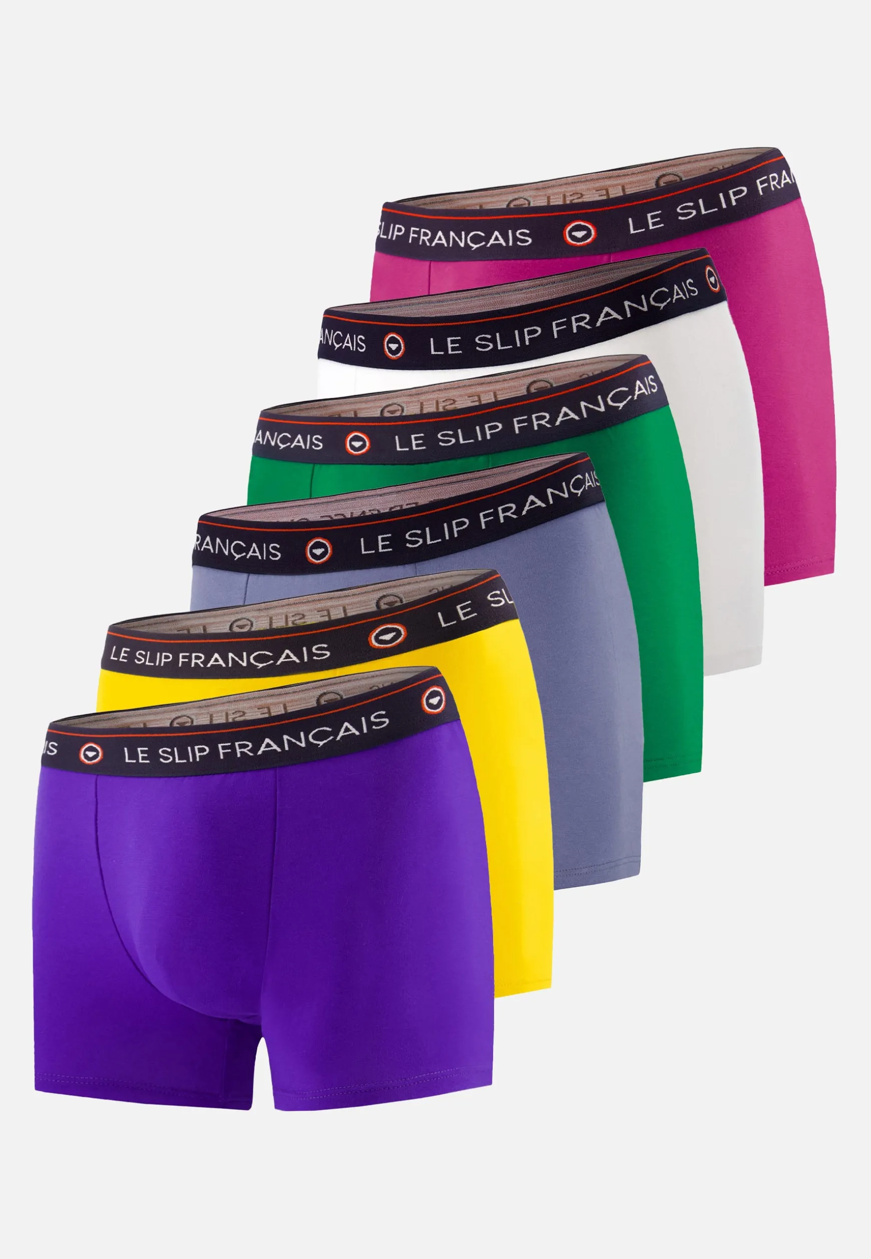 Le slip français Six Pack boxers en coton-Pack 6 Boxer Redoutable Velours Cire Bleu Jean Epicéa Betterave<Homme Collection Cadeaux | Packs De Boxers