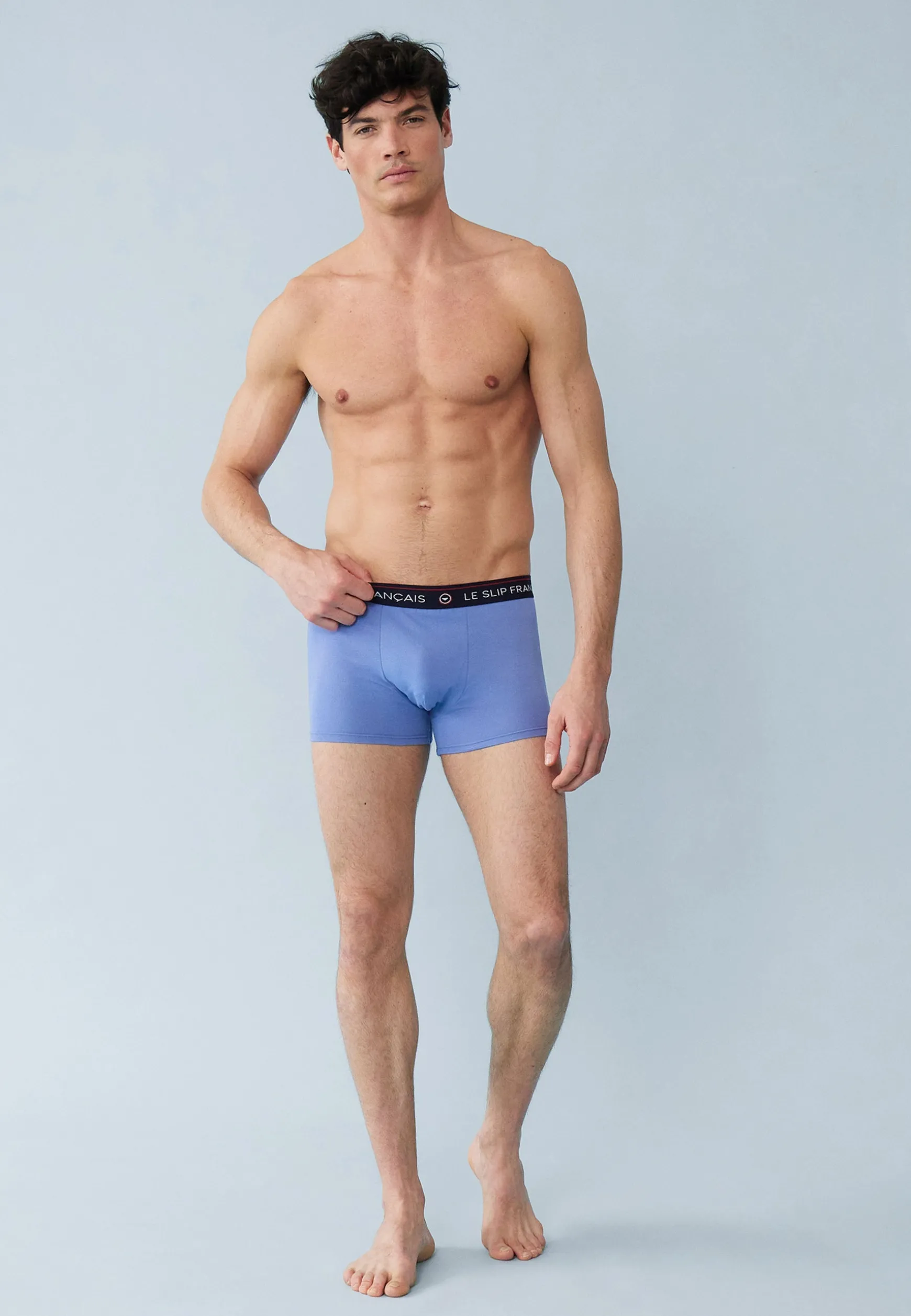 Le slip français Six Pack boxers en coton-Pack 6 Boxer Redoutable Velours Cire Marine Noir jean Gris chiné<Homme Packs De Boxers | Packs Sous-Vêtements