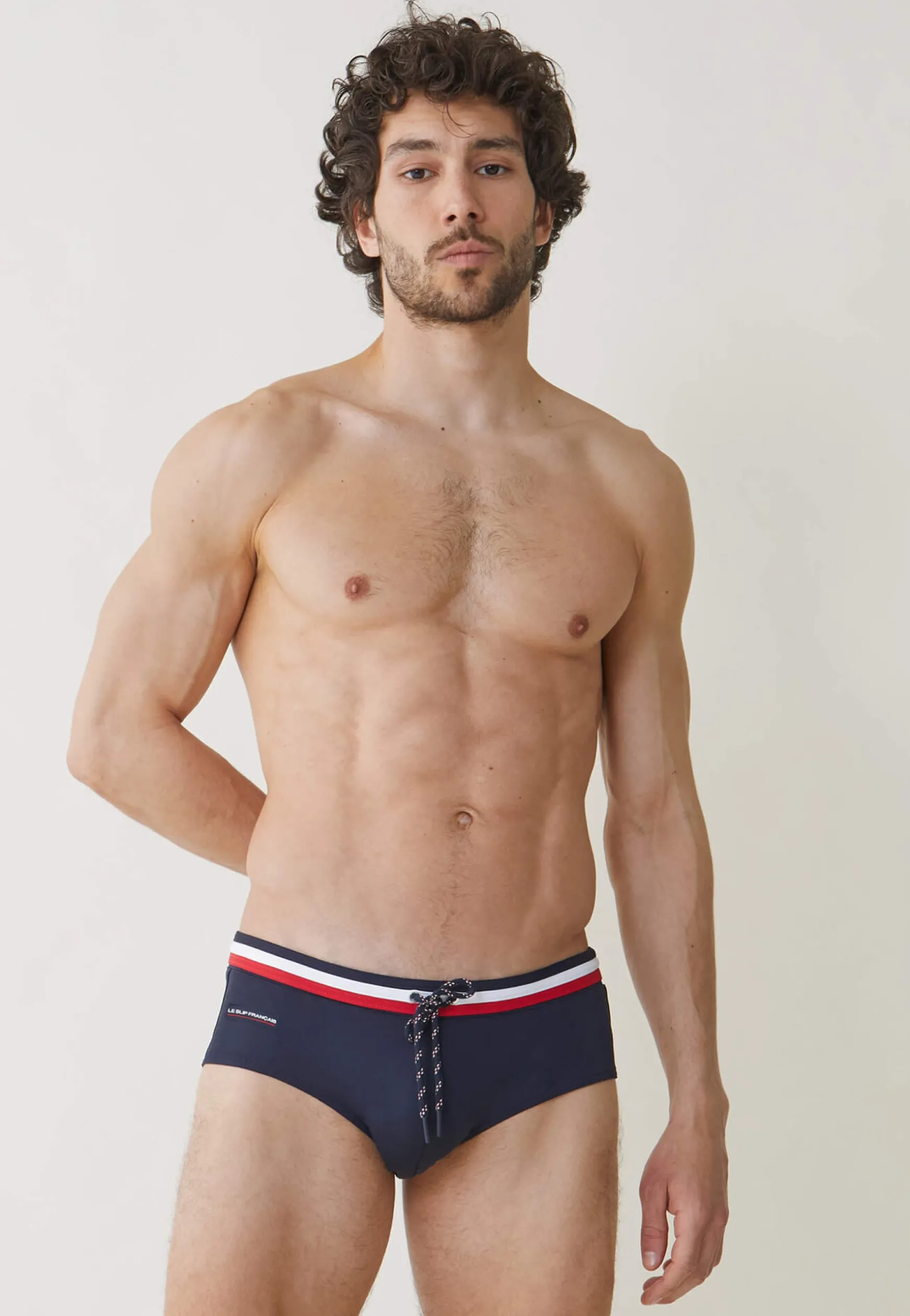 Le slip français Slip de bain en polyamide-Amiral Marine<Homme Slips De Bain