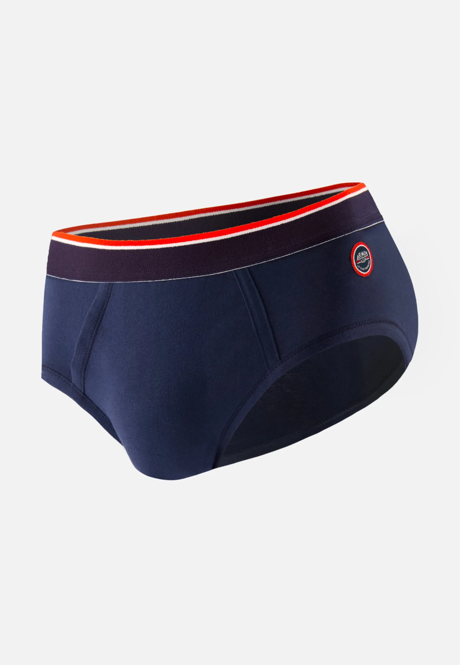 Le slip français Slip en coton LSF x Armor Lux-Ile Vierge Marine<Homme Collaboration Armor Lux ⚓ | Slips