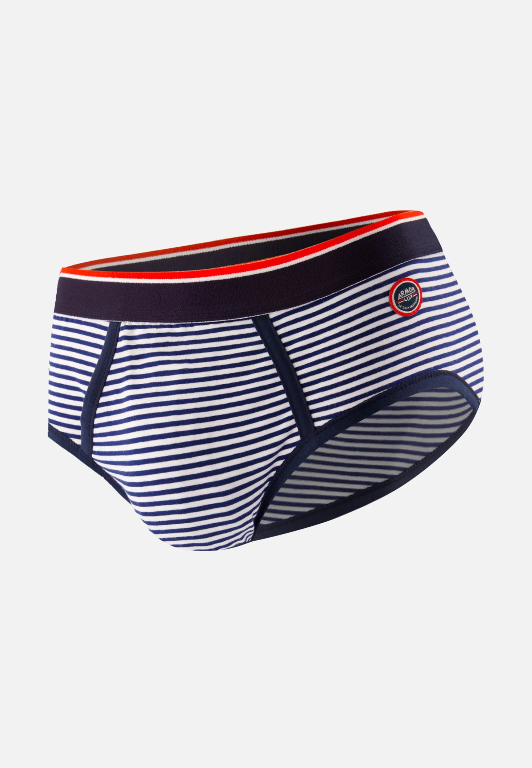 Le slip français Slip en coton LSF x Armor Lux-Ile Vierge Raye<Homme Collaboration Armor Lux ⚓ | Slips
