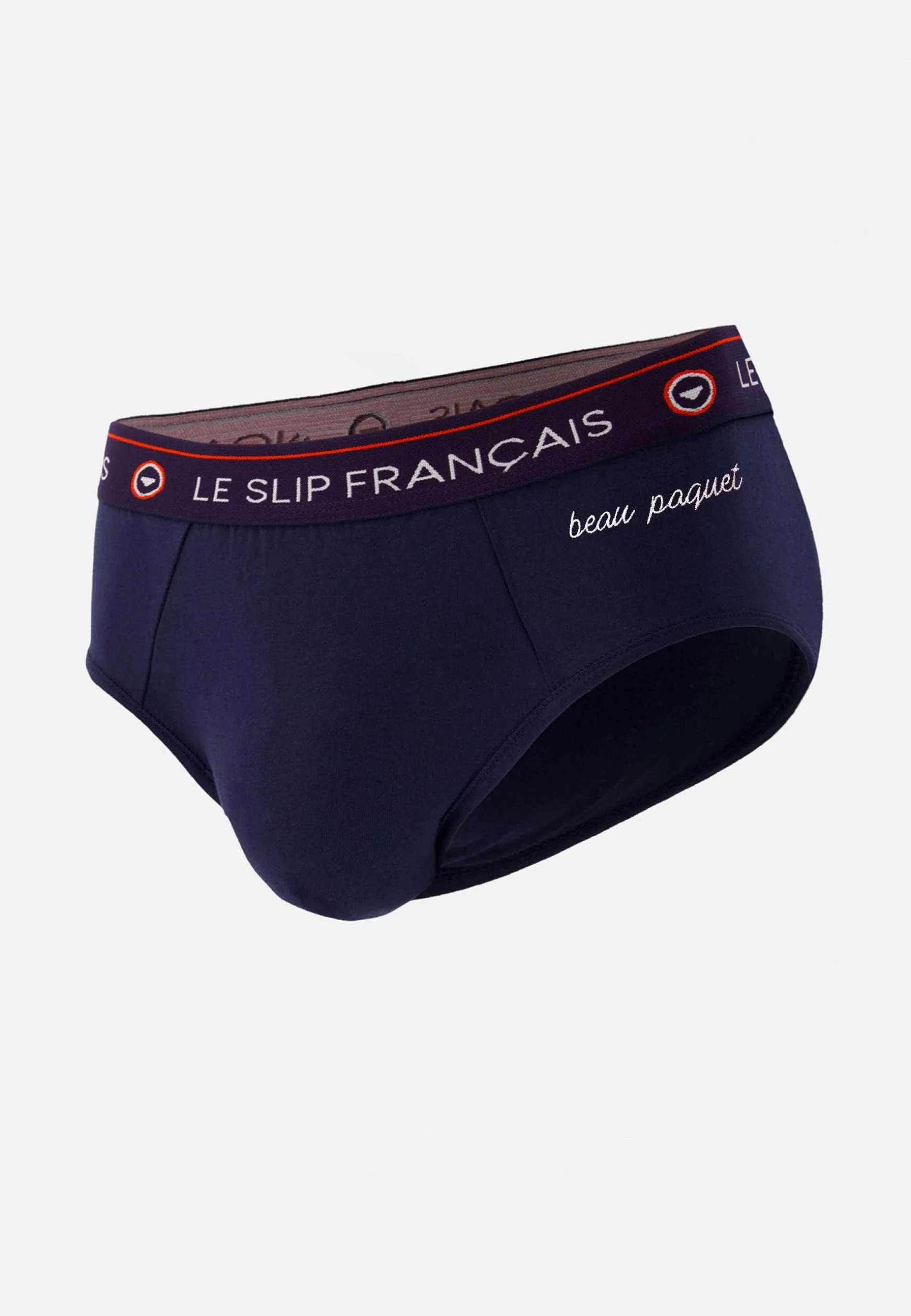 Le slip français Slip en coton-Intrepide Marine Beau Paquet<Homme Collection Cadeaux | Slips