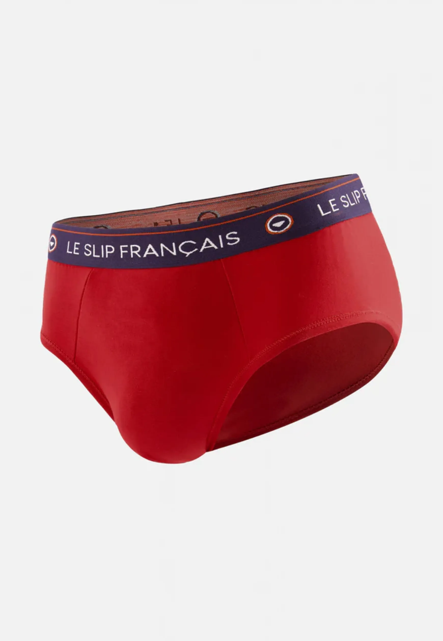 Le slip français Slip en coton-Intrépide Cerise<Homme Broderie 🪡 | Slips