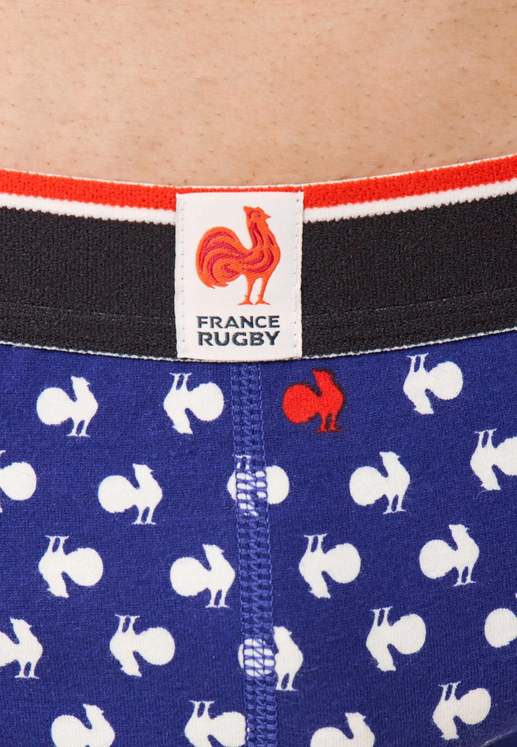 Le slip français Slip en coton-Terrible Coq Blanc Rouge XV de France<Homme Sous-Vêtements De Sports | Slips