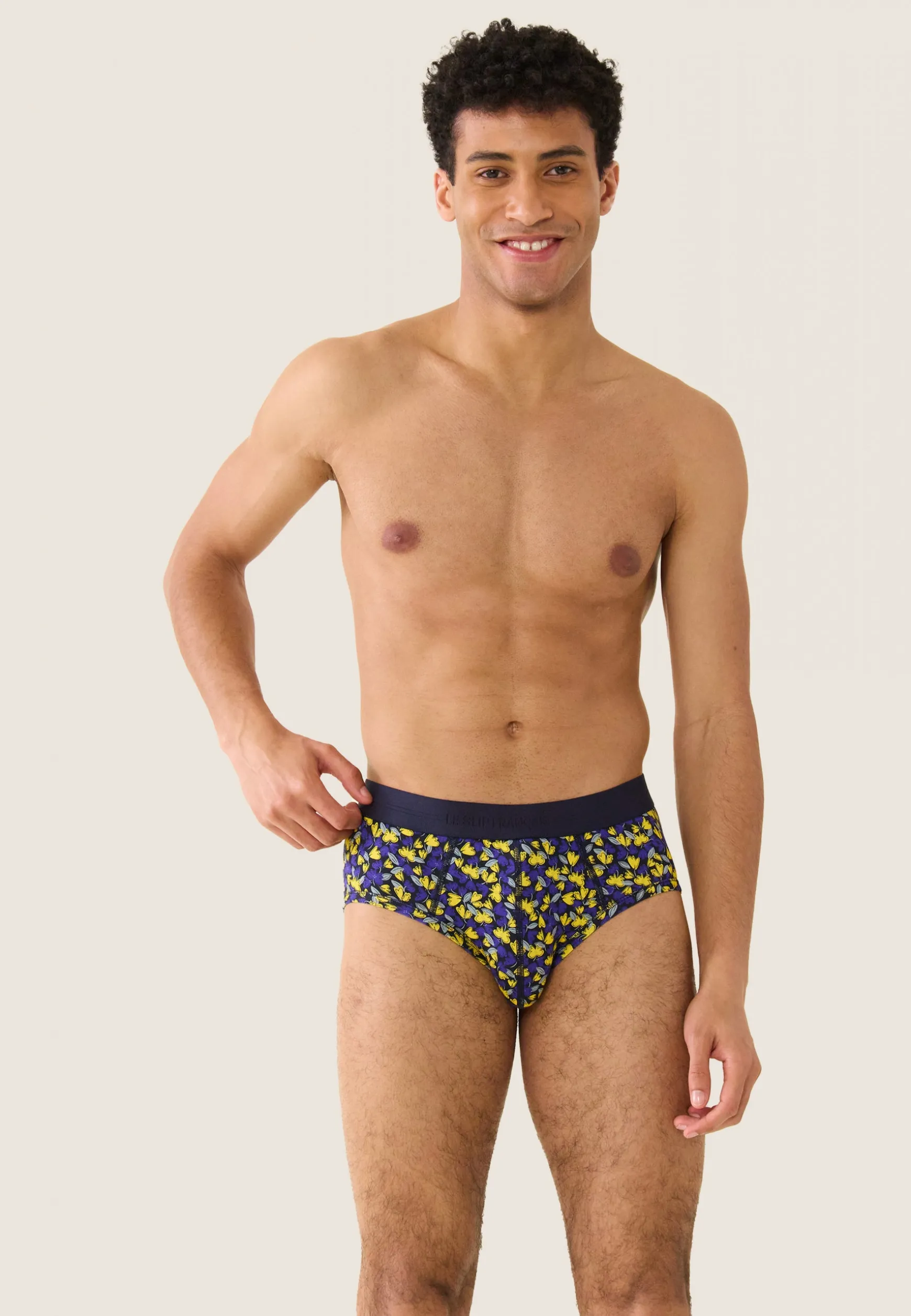 Le slip français Slip en coton-Terrible Imprimé Poppy Velours Cire<Homme Slips | Slips