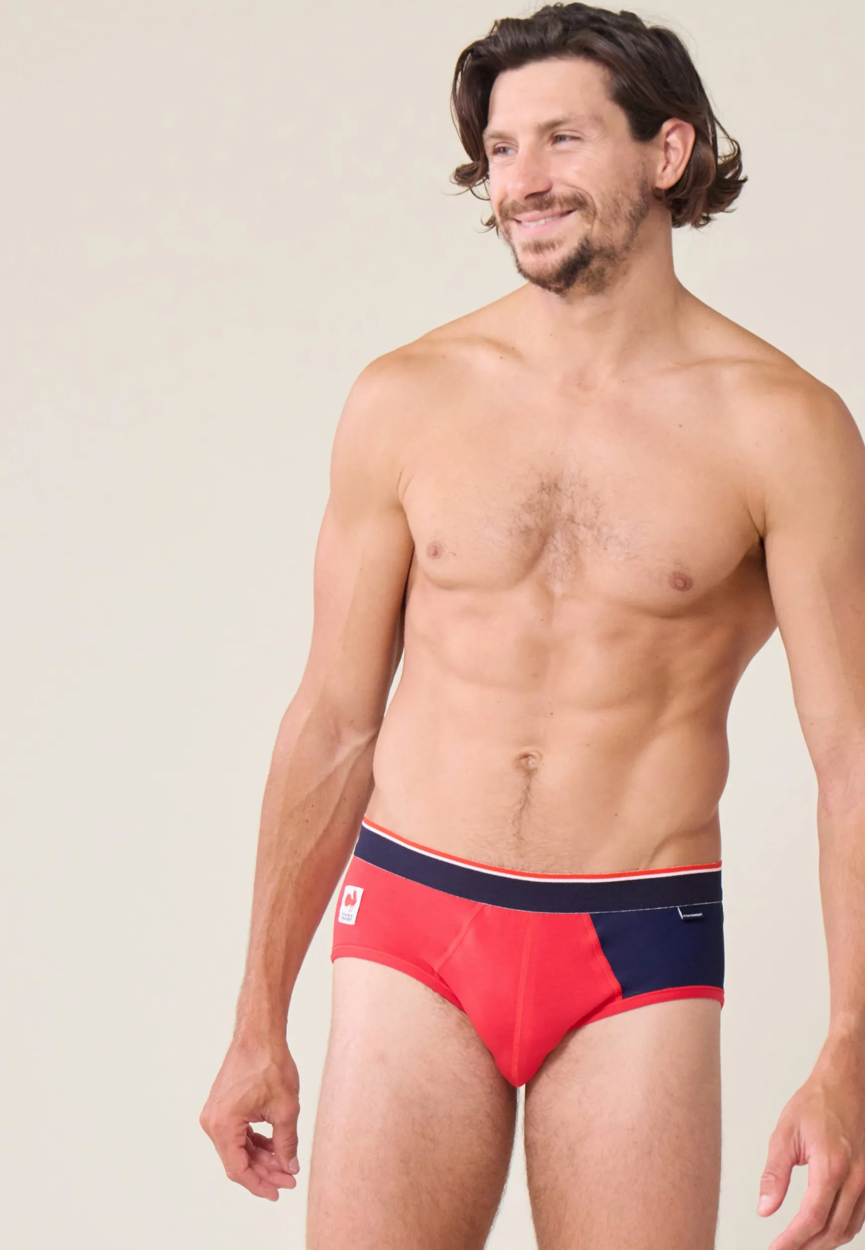 Le slip français Slip en coton-Terrible Bleu Marine XV de France<Homme Slips | Slips