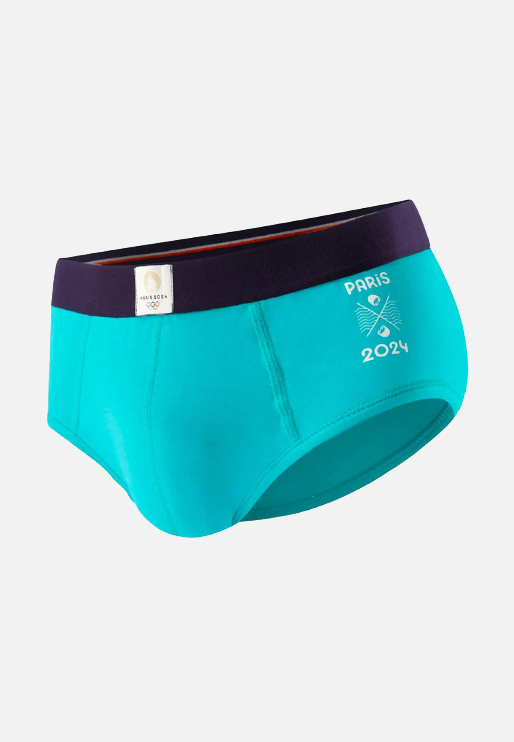 Le slip français Slip en coton-Terrible Turquoise Natation<Homme Slips | Slips