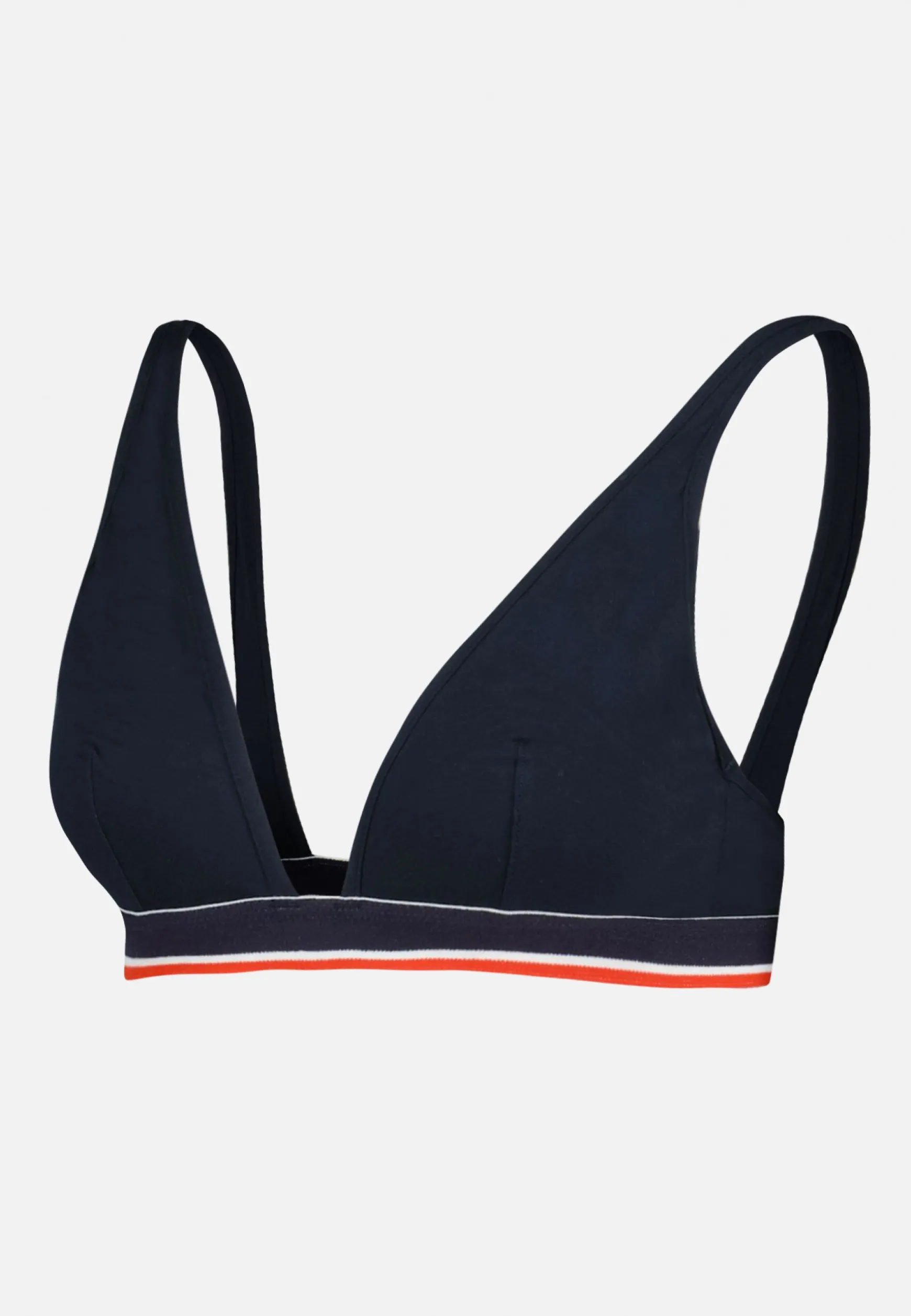 Le slip français Soutien-gorge foulard en coton-Angèle Marine<Femme Soutiens-Gorge